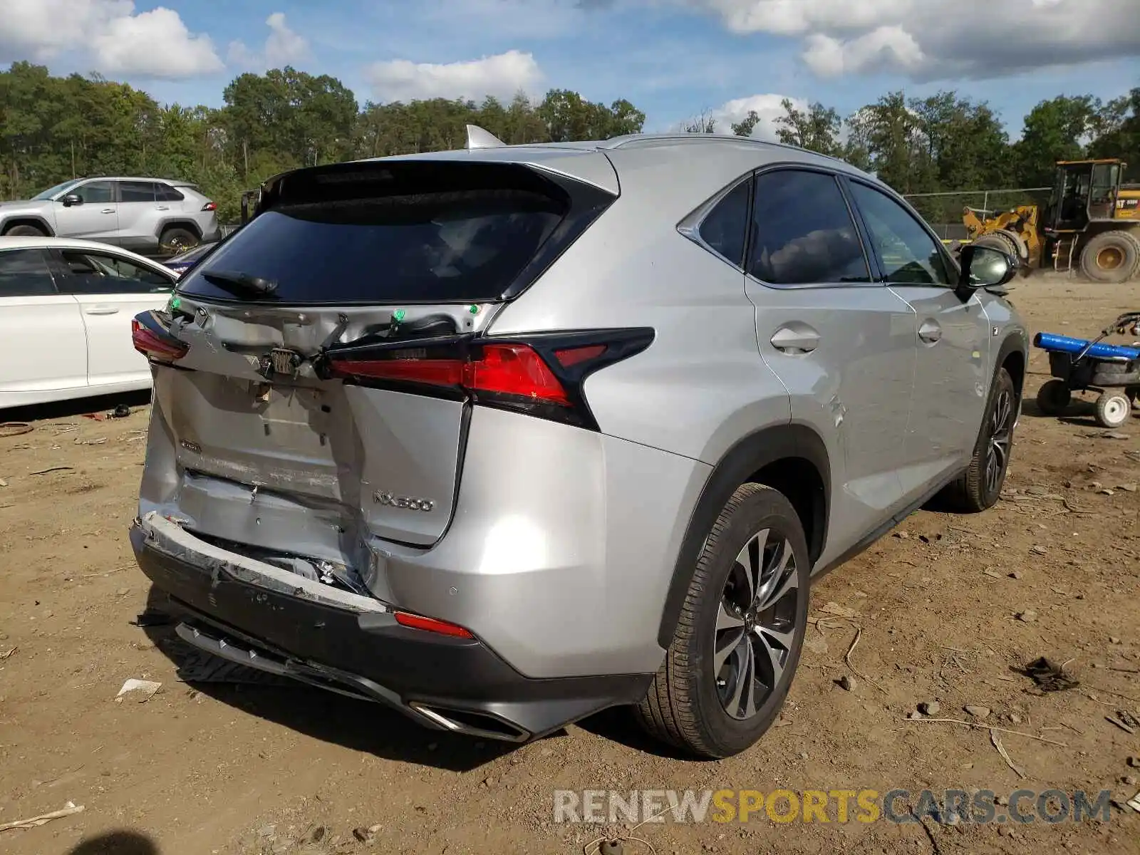 4 Фотография поврежденного автомобиля JTJBARBZ2K2187283 LEXUS NX 2019