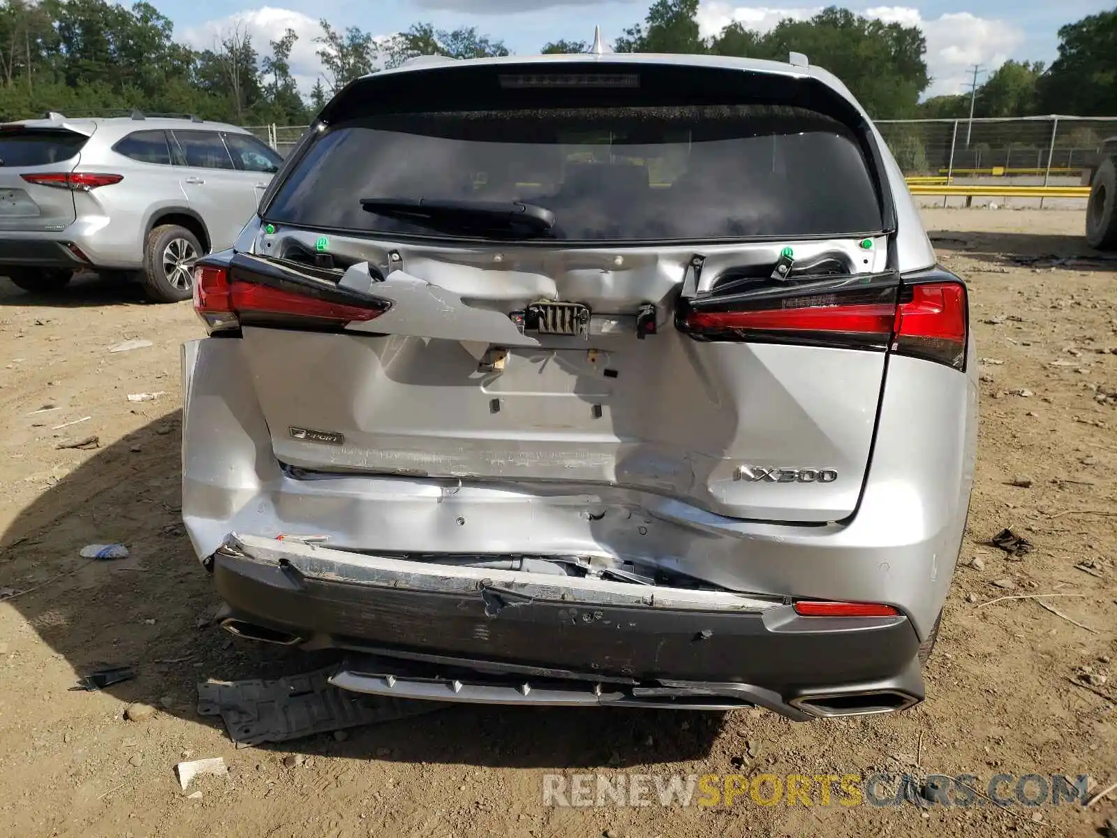 9 Photograph of a damaged car JTJBARBZ2K2187283 LEXUS NX 2019