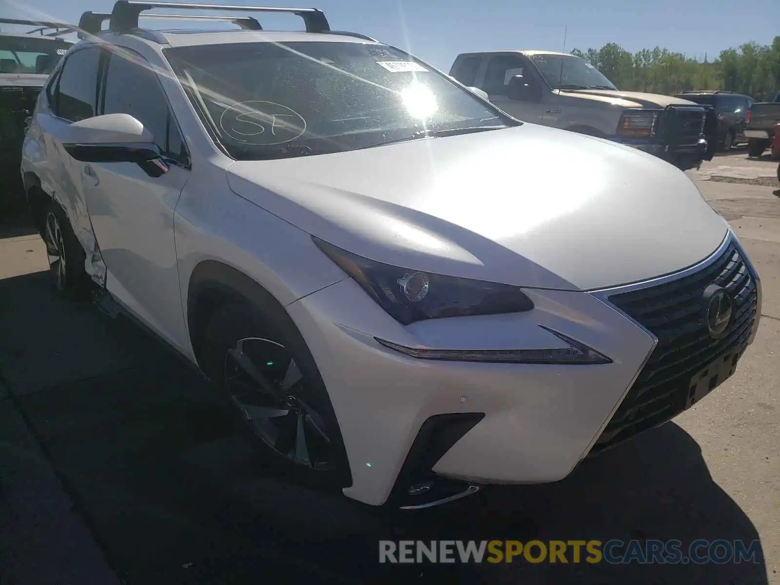 1 Photograph of a damaged car JTJBARBZ2K2188112 LEXUS NX 2019