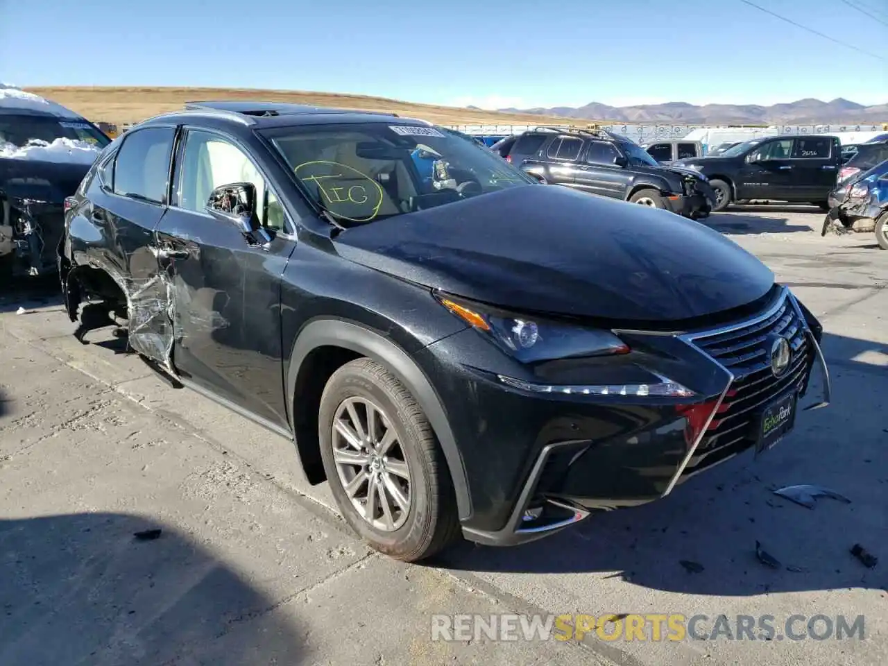 1 Photograph of a damaged car JTJBARBZ2K2190832 LEXUS NX 2019