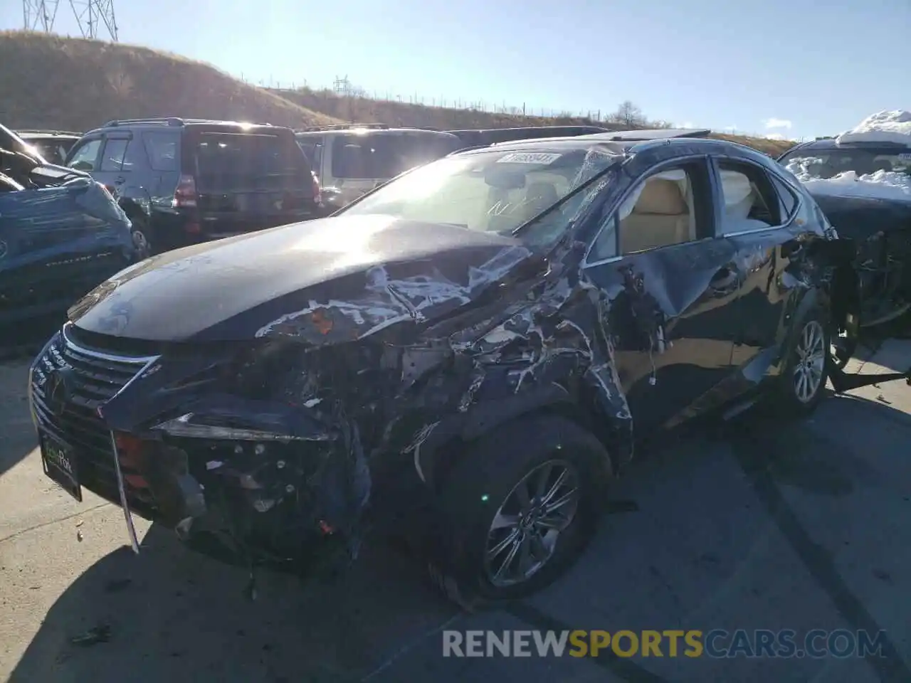 2 Photograph of a damaged car JTJBARBZ2K2190832 LEXUS NX 2019