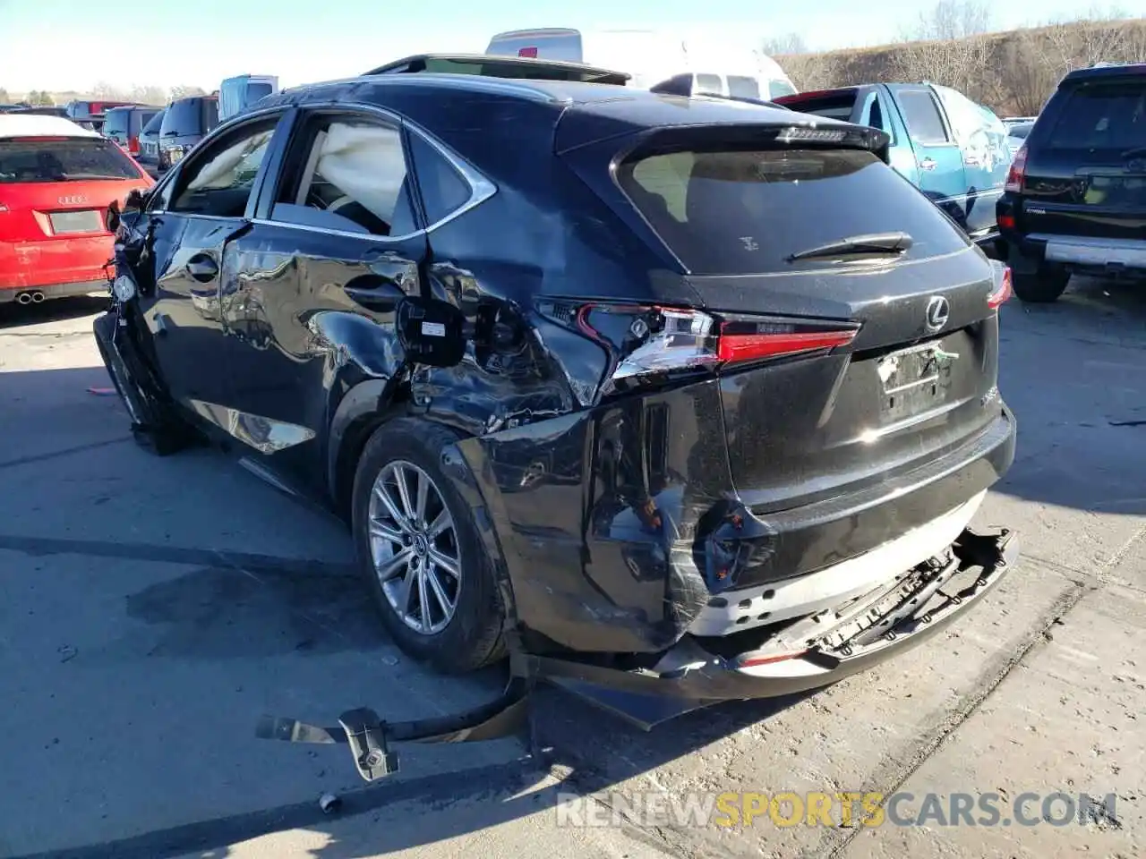 3 Photograph of a damaged car JTJBARBZ2K2190832 LEXUS NX 2019