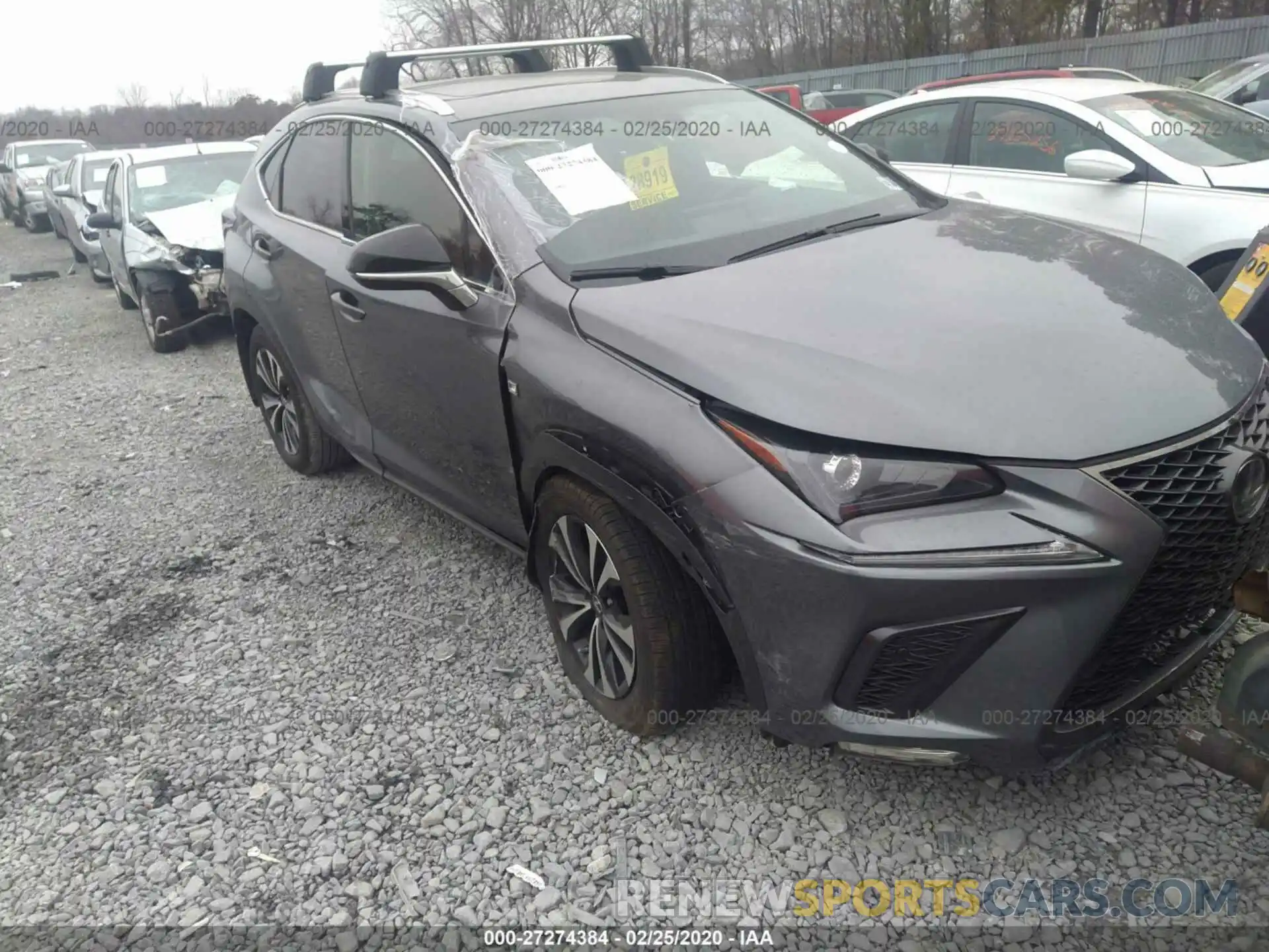 1 Photograph of a damaged car JTJBARBZ2K2192239 LEXUS NX 2019