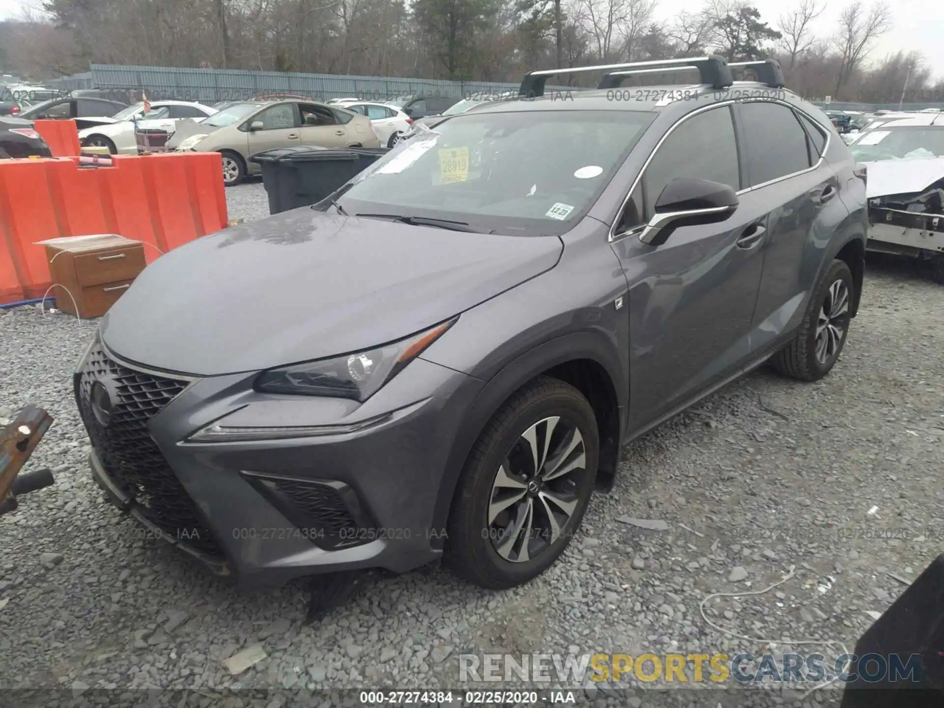 2 Фотография поврежденного автомобиля JTJBARBZ2K2192239 LEXUS NX 2019