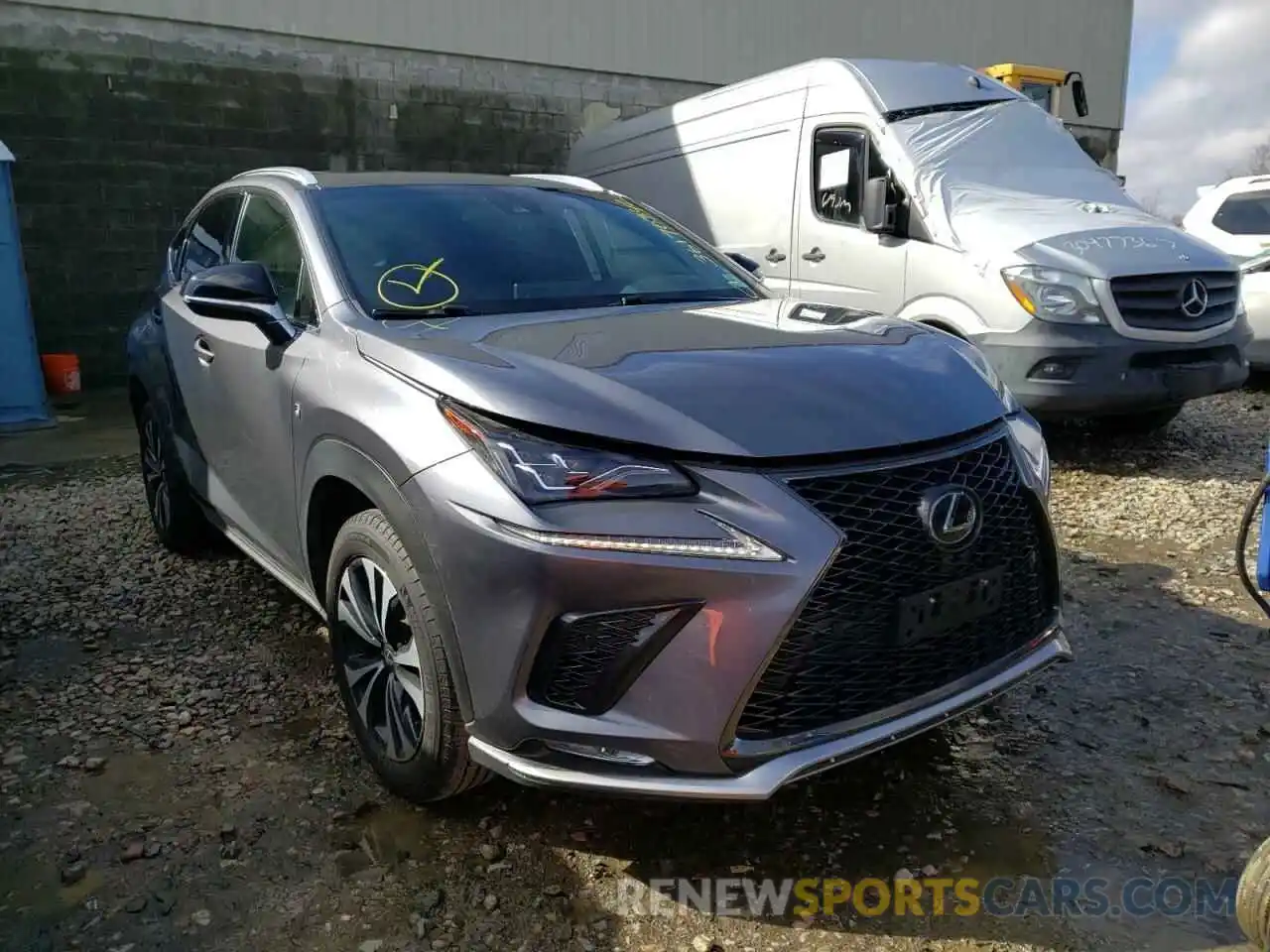 1 Фотография поврежденного автомобиля JTJBARBZ2K2192693 LEXUS NX 2019