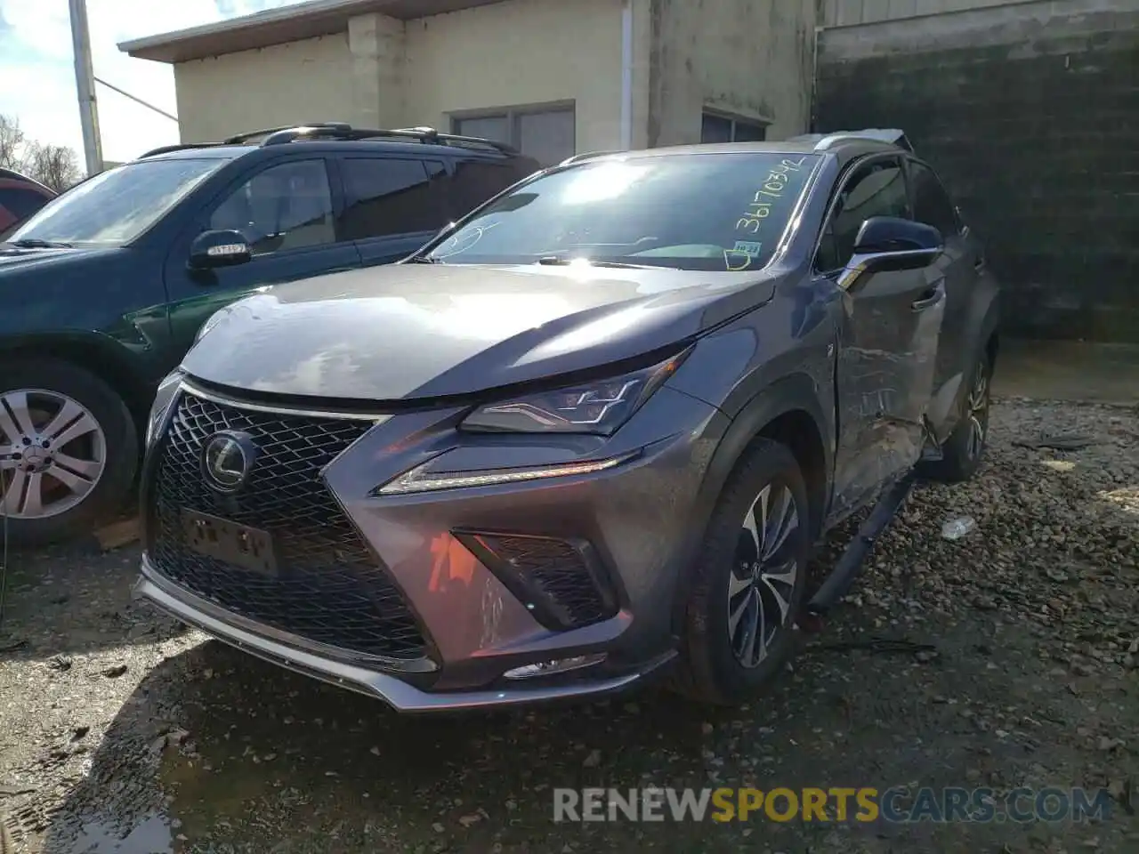 2 Фотография поврежденного автомобиля JTJBARBZ2K2192693 LEXUS NX 2019