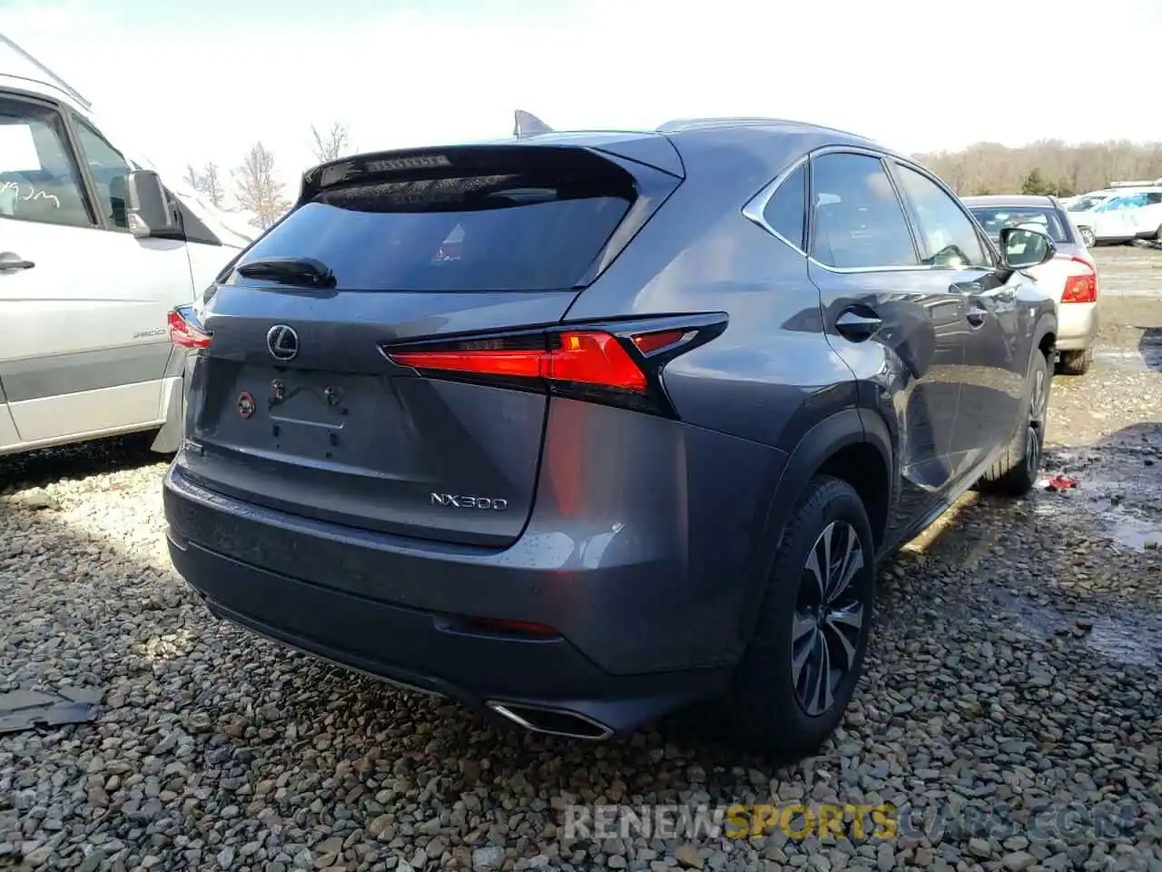 4 Фотография поврежденного автомобиля JTJBARBZ2K2192693 LEXUS NX 2019