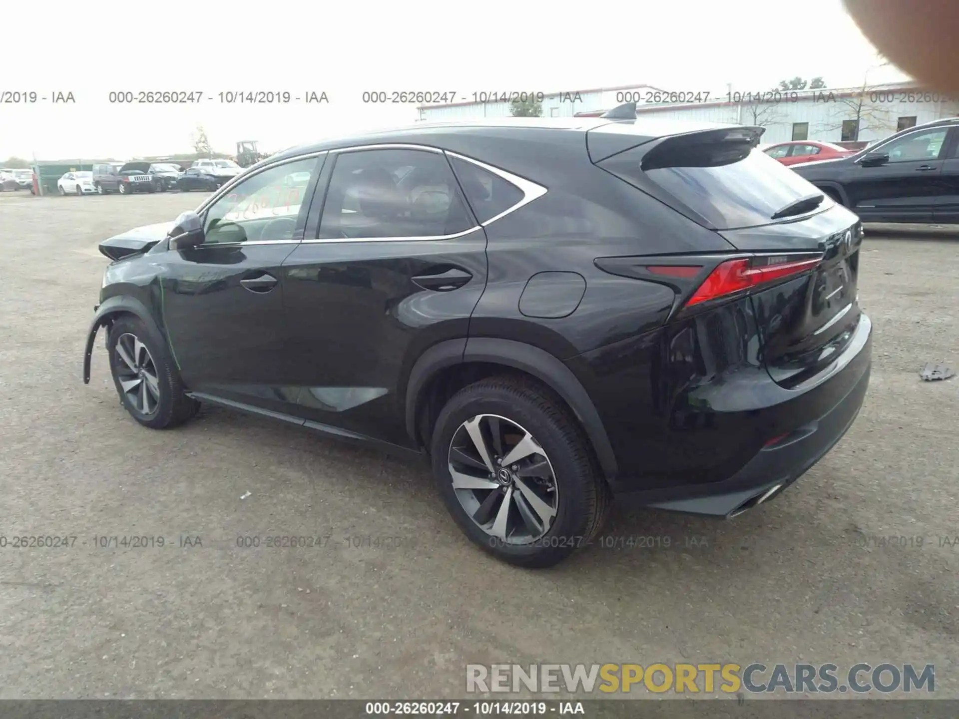 3 Фотография поврежденного автомобиля JTJBARBZ2K2193536 LEXUS NX 2019