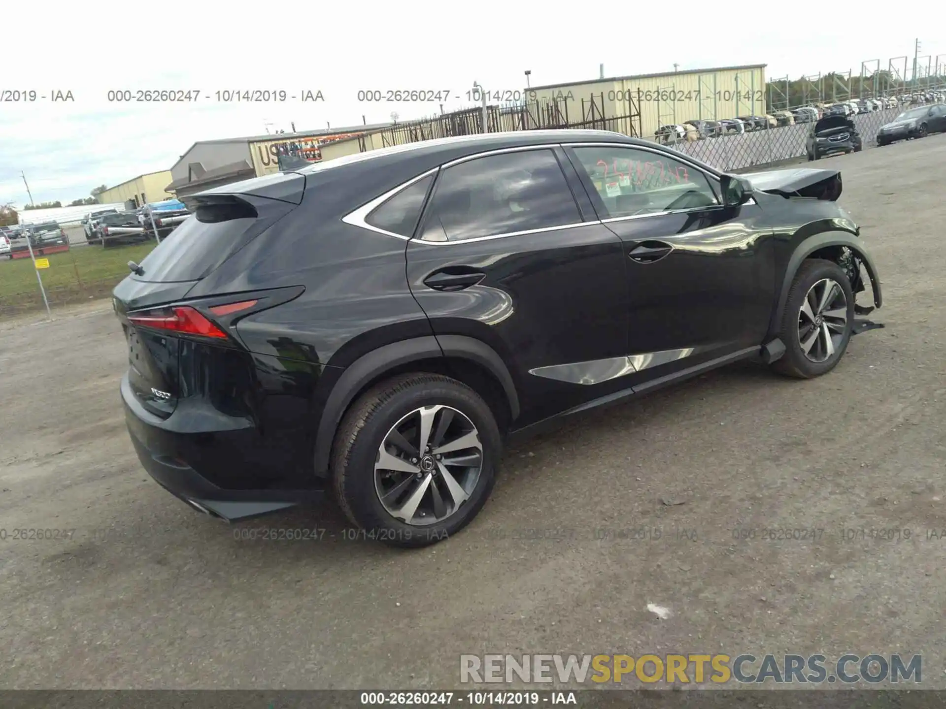 4 Фотография поврежденного автомобиля JTJBARBZ2K2193536 LEXUS NX 2019