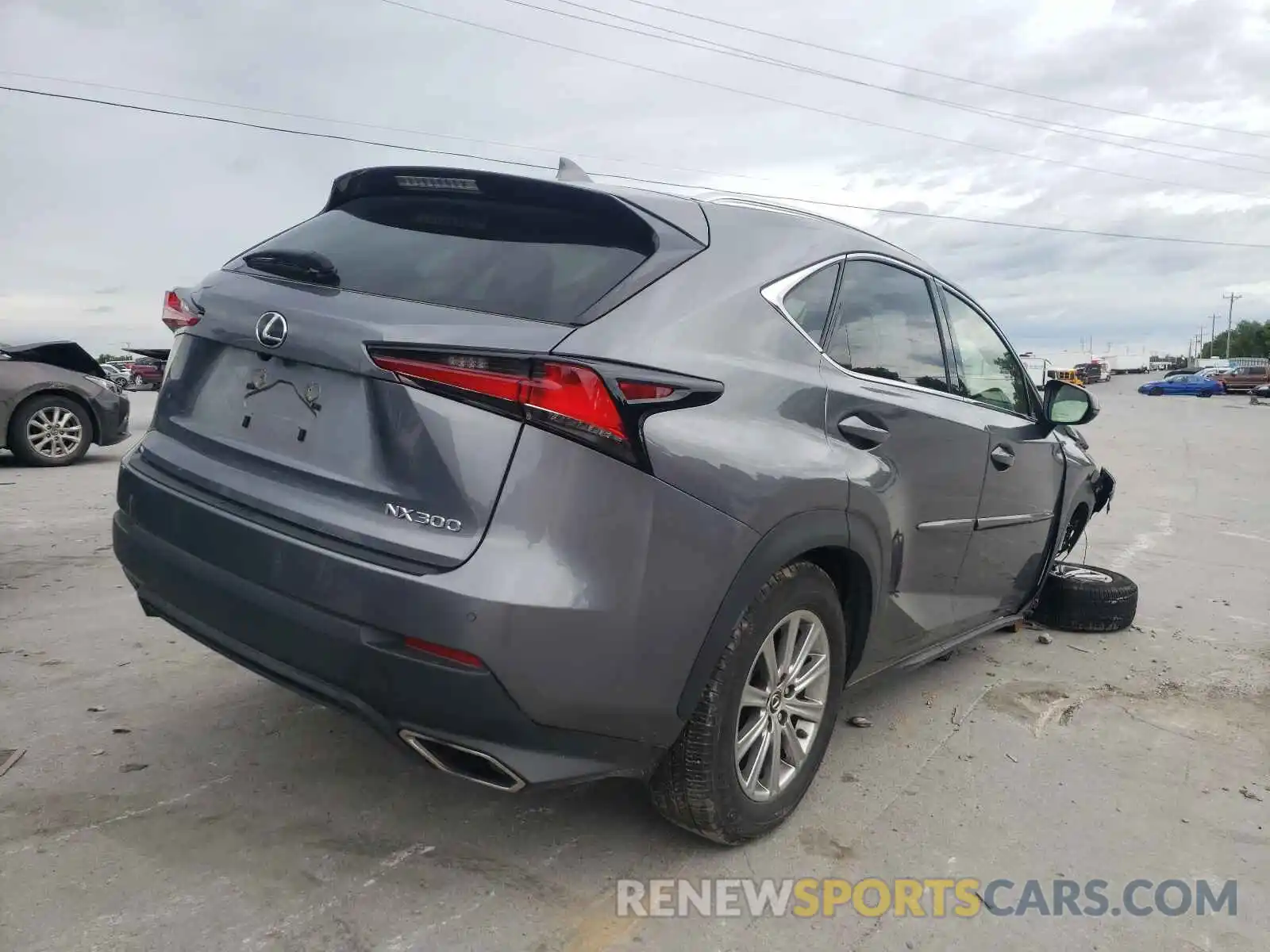 4 Фотография поврежденного автомобиля JTJBARBZ2K2193617 LEXUS NX 2019