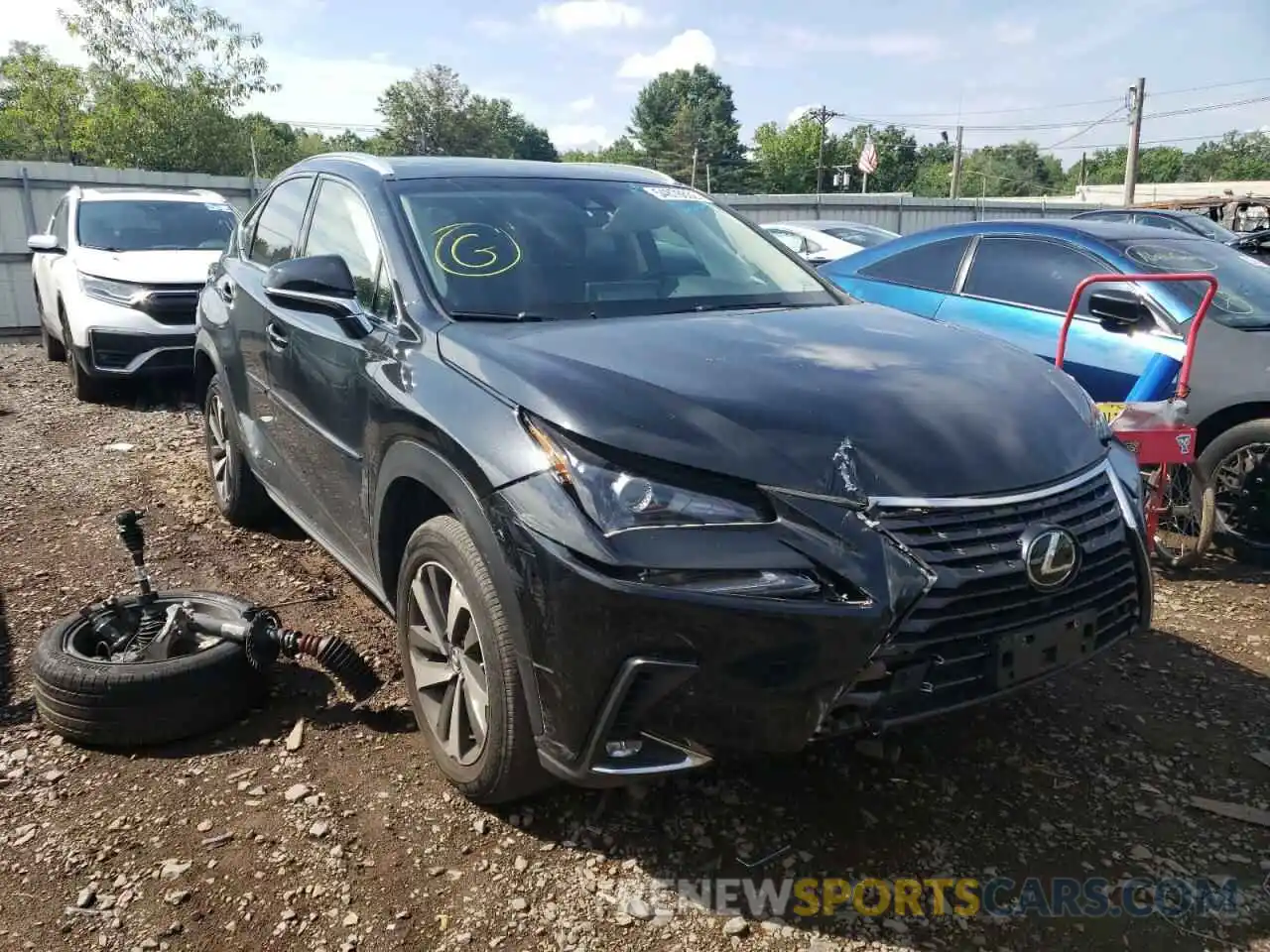 1 Photograph of a damaged car JTJBARBZ2K2194590 LEXUS NX 2019