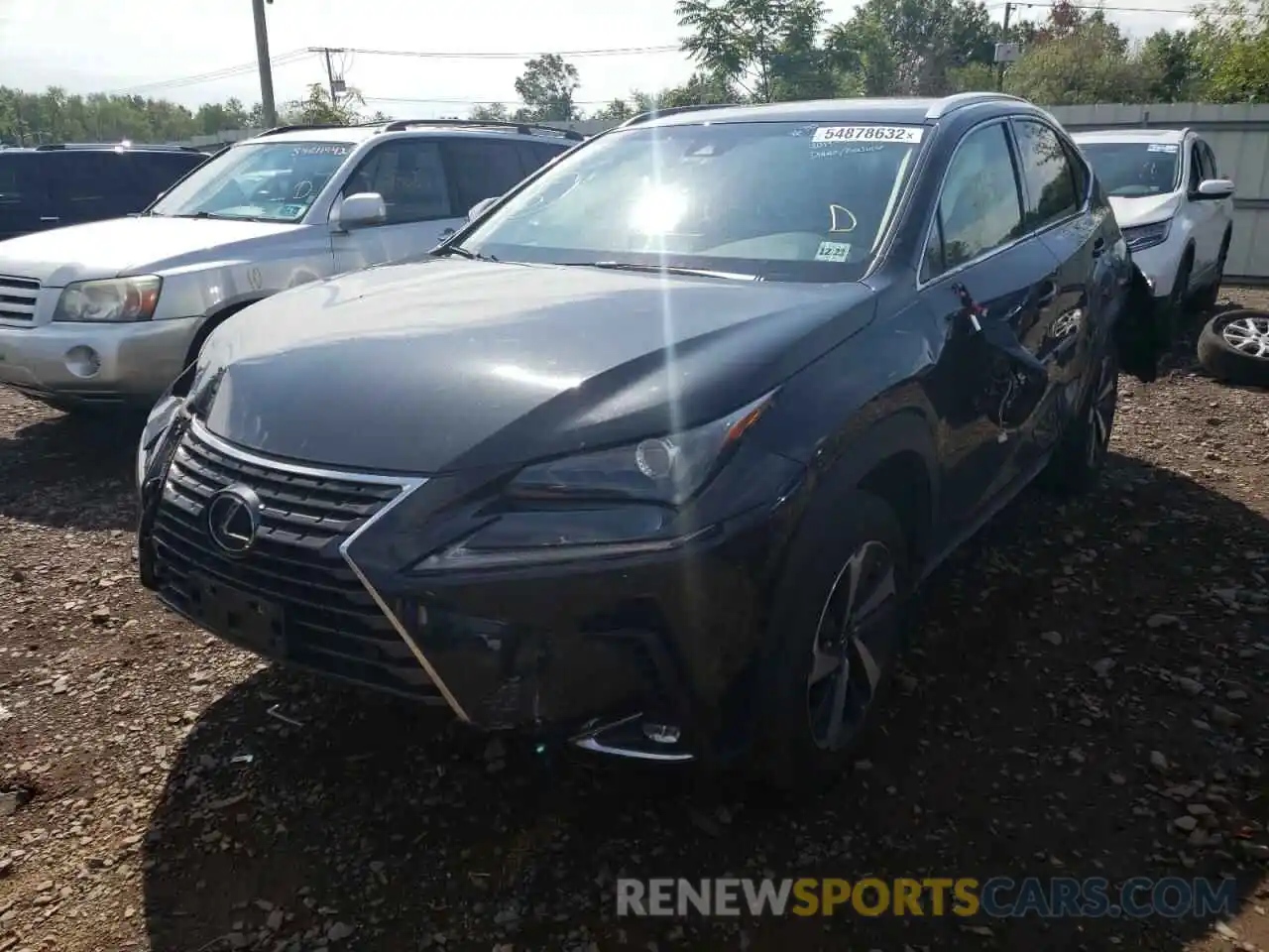 2 Photograph of a damaged car JTJBARBZ2K2194590 LEXUS NX 2019