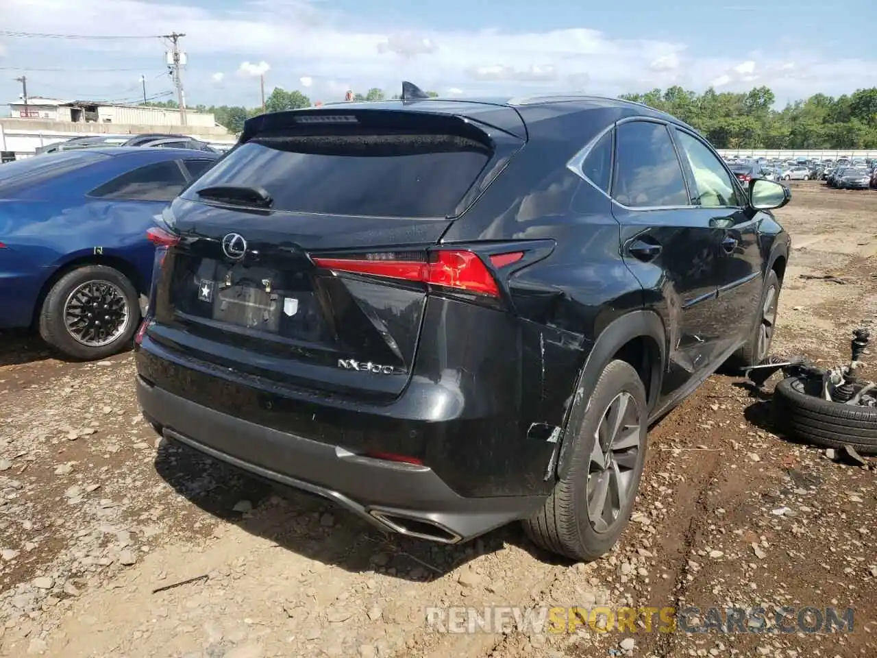 4 Photograph of a damaged car JTJBARBZ2K2194590 LEXUS NX 2019