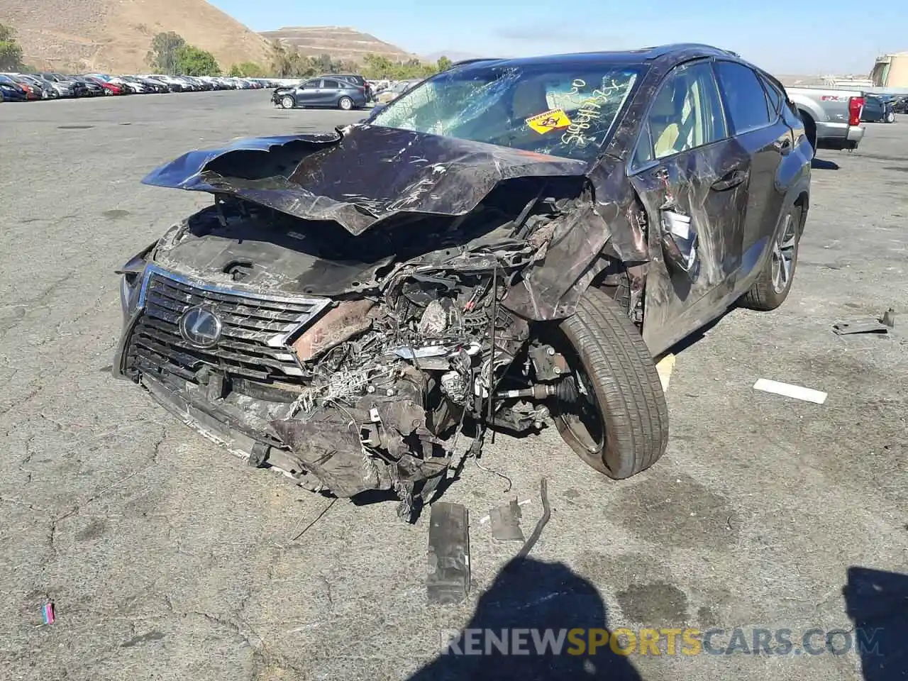 2 Photograph of a damaged car JTJBARBZ2K2195612 LEXUS NX 2019