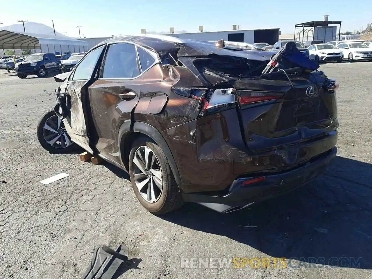 3 Photograph of a damaged car JTJBARBZ2K2195612 LEXUS NX 2019