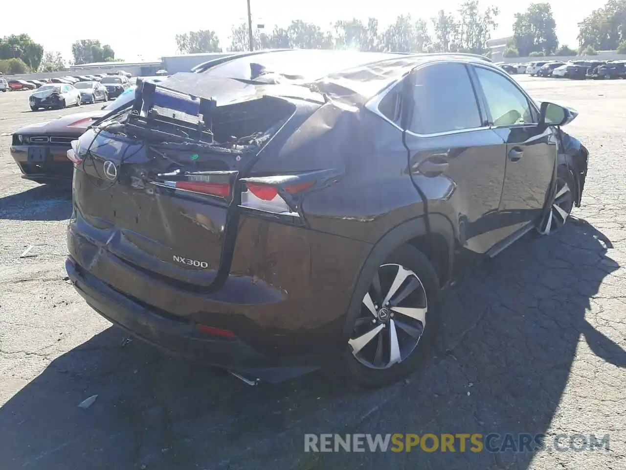 4 Photograph of a damaged car JTJBARBZ2K2195612 LEXUS NX 2019