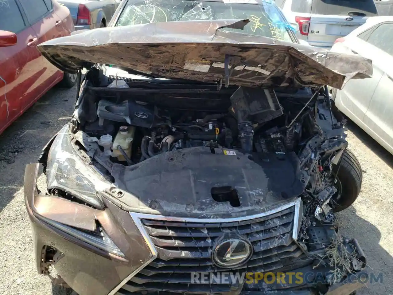 7 Photograph of a damaged car JTJBARBZ2K2195612 LEXUS NX 2019