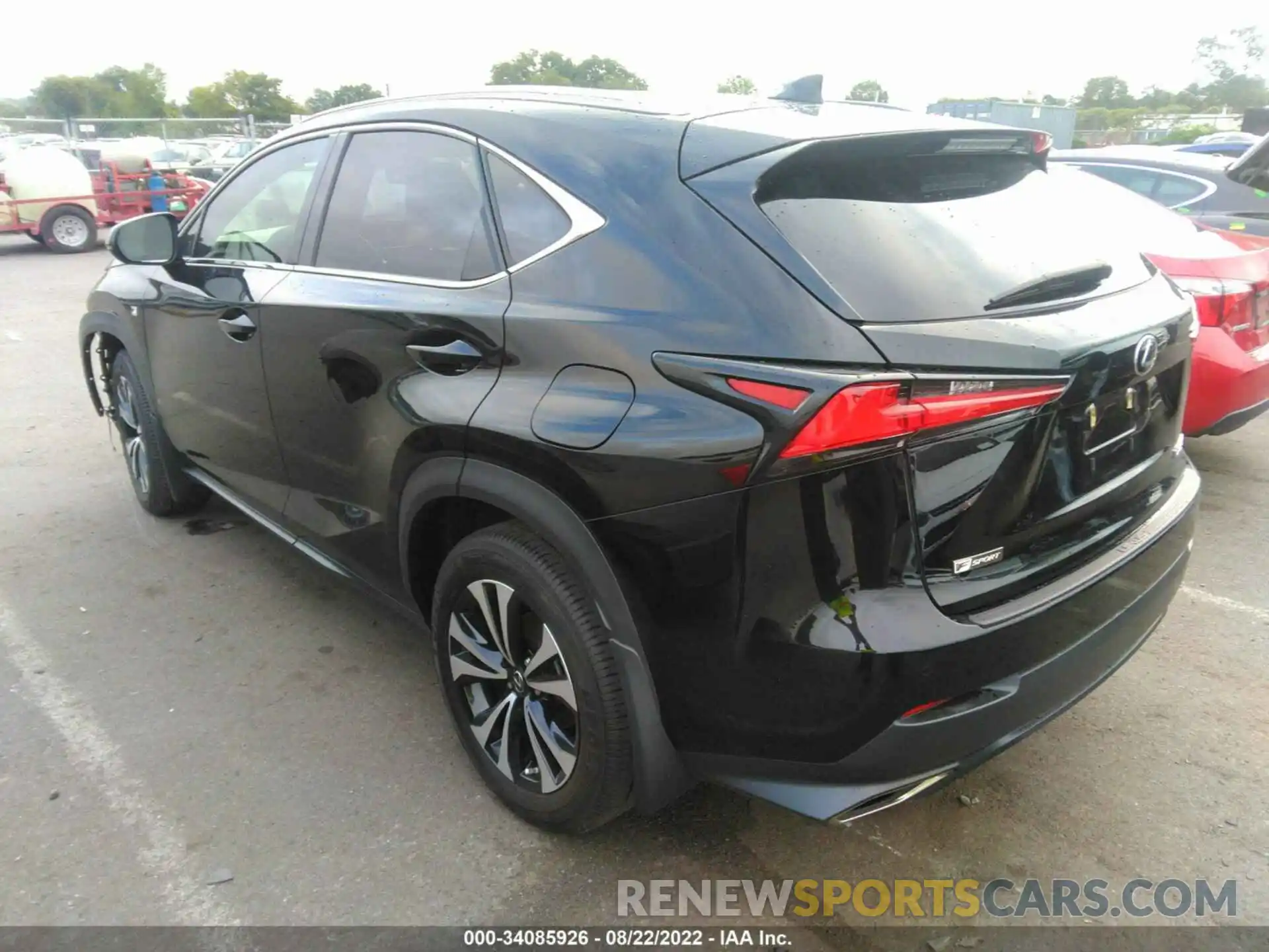 3 Фотография поврежденного автомобиля JTJBARBZ2K2199014 LEXUS NX 2019