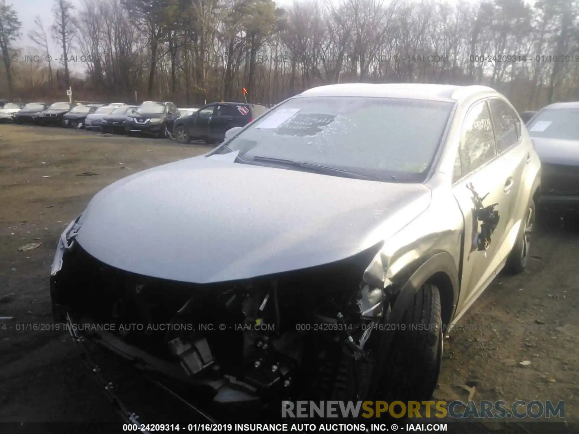 2 Фотография поврежденного автомобиля JTJBARBZ2K2199577 LEXUS NX 2019