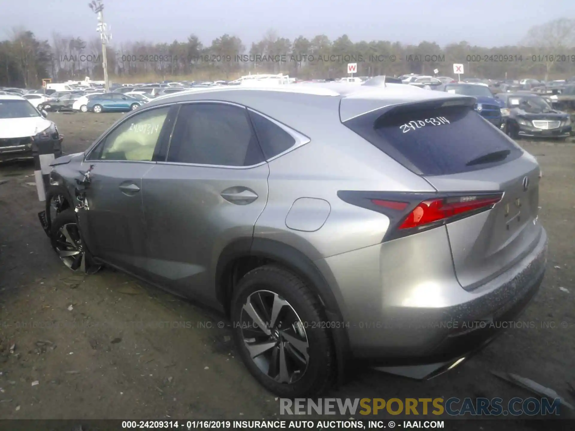 3 Photograph of a damaged car JTJBARBZ2K2199577 LEXUS NX 2019