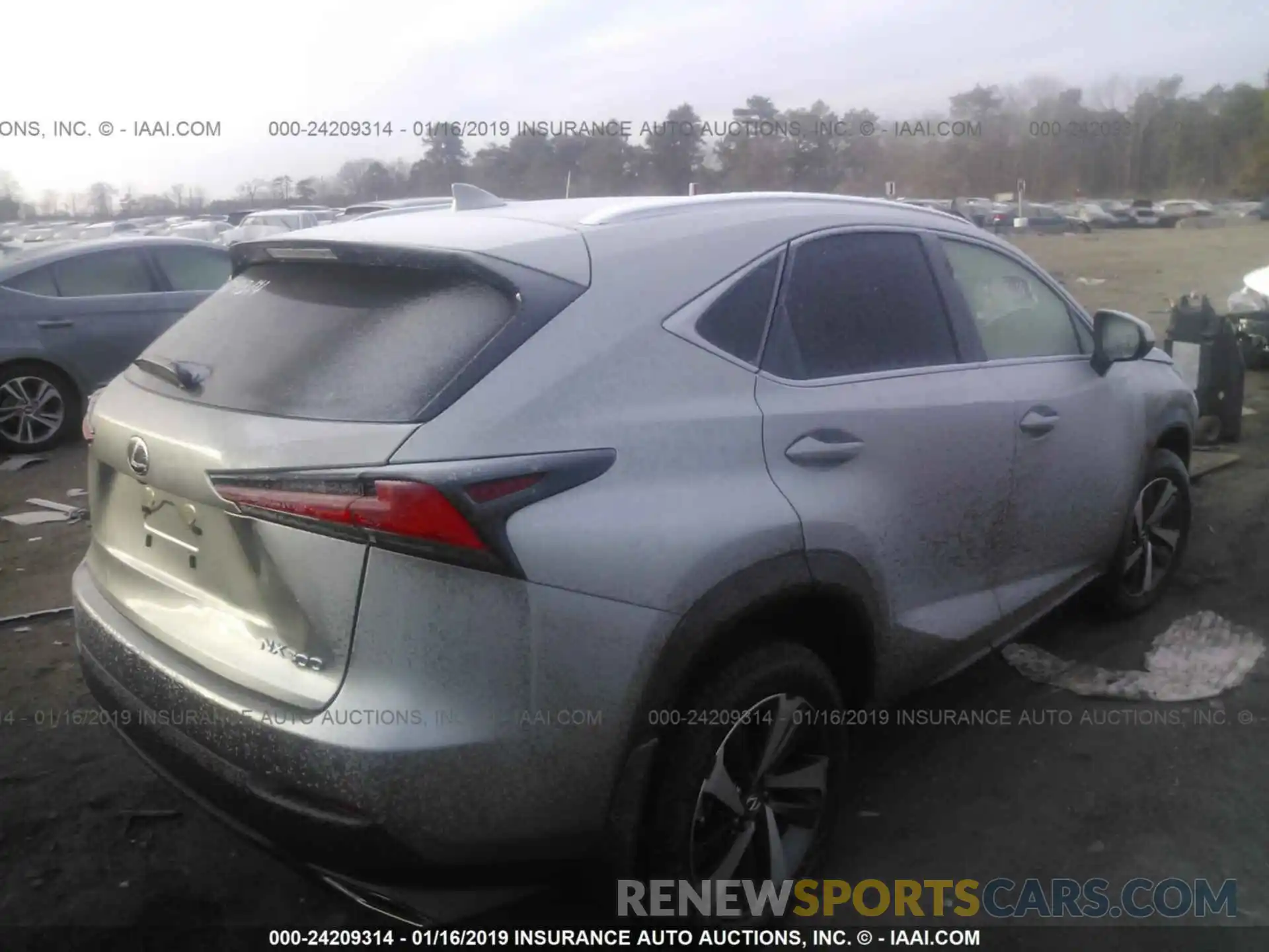 4 Фотография поврежденного автомобиля JTJBARBZ2K2199577 LEXUS NX 2019