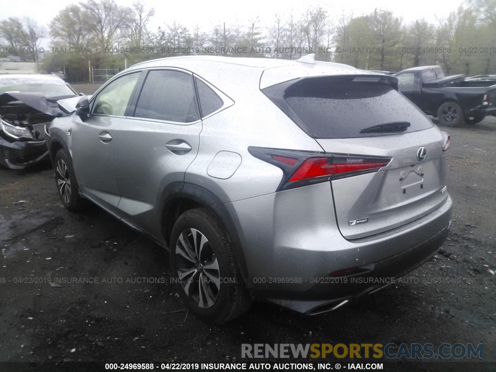 3 Photograph of a damaged car JTJBARBZ2K2203319 LEXUS NX 2019