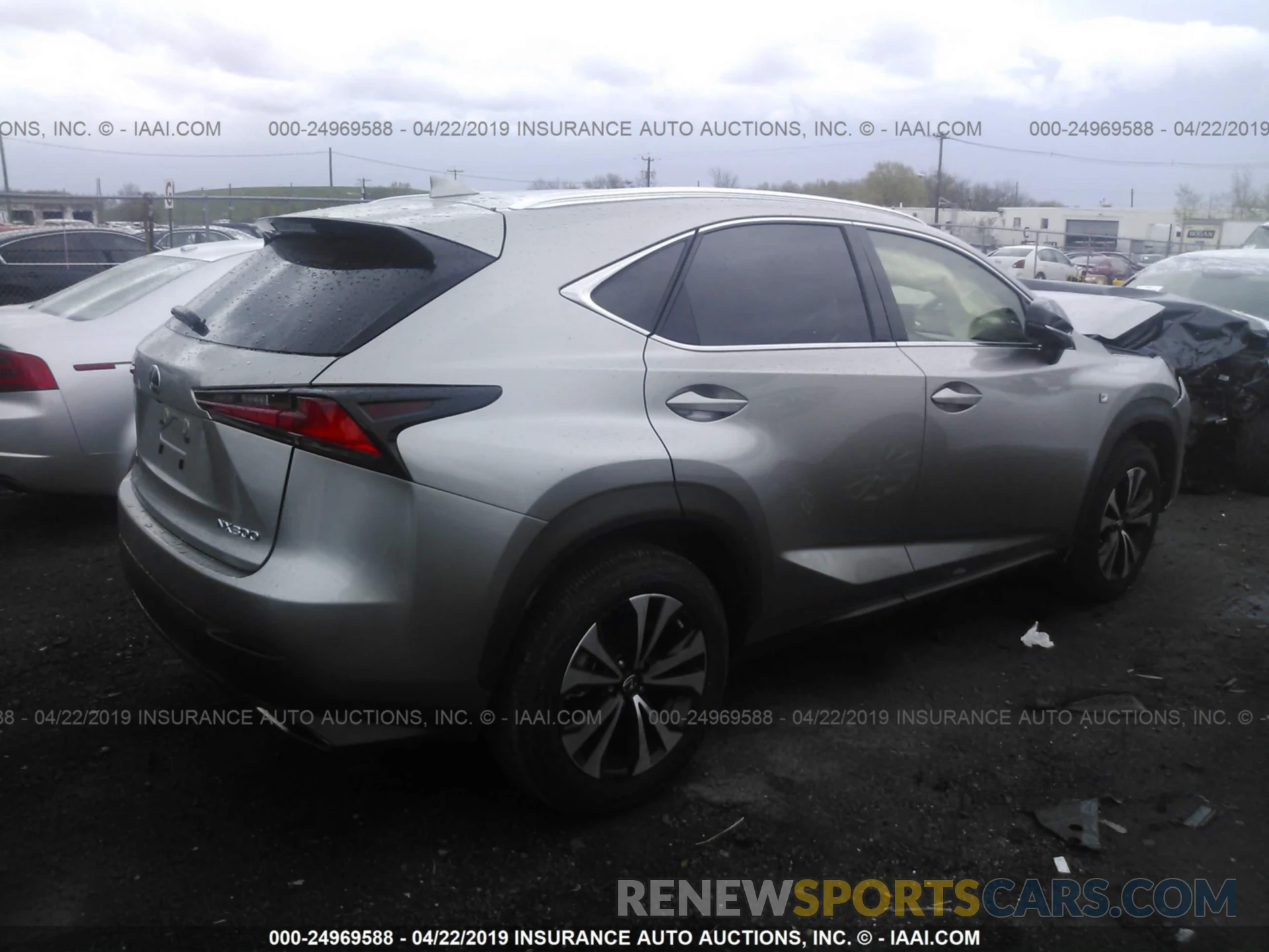 4 Фотография поврежденного автомобиля JTJBARBZ2K2203319 LEXUS NX 2019