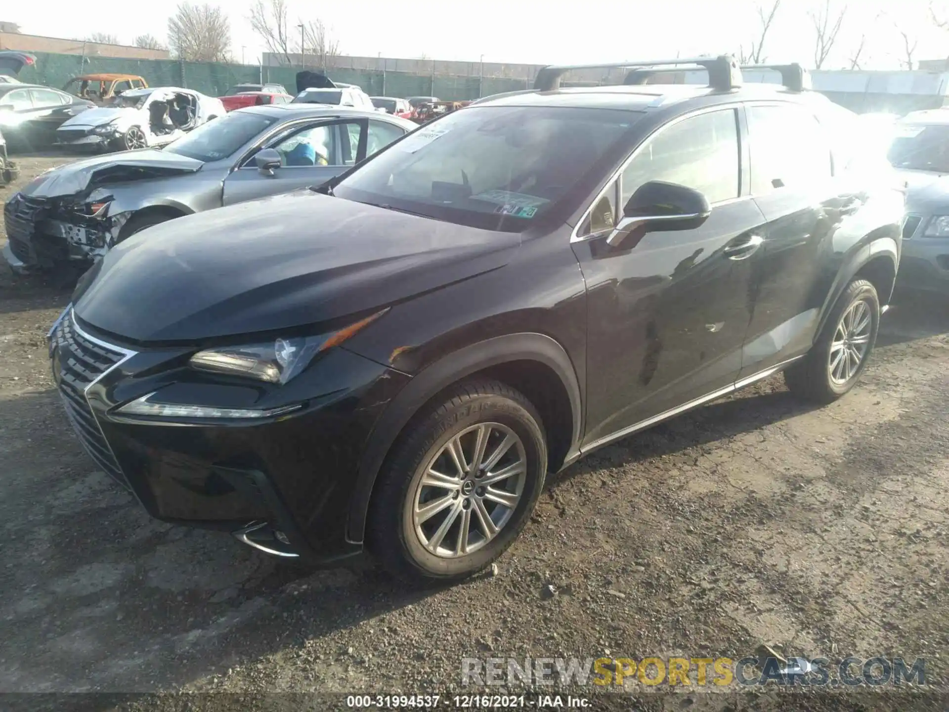 2 Фотография поврежденного автомобиля JTJBARBZ2K2203837 LEXUS NX 2019