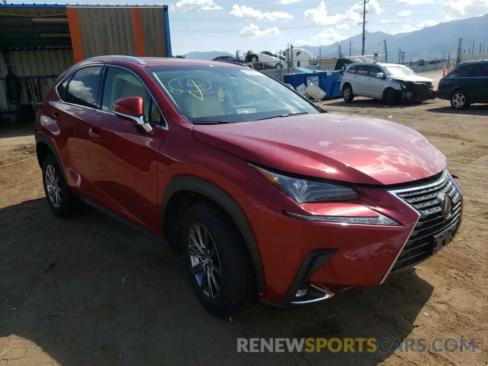 1 Photograph of a damaged car JTJBARBZ2K2207757 LEXUS NX 2019