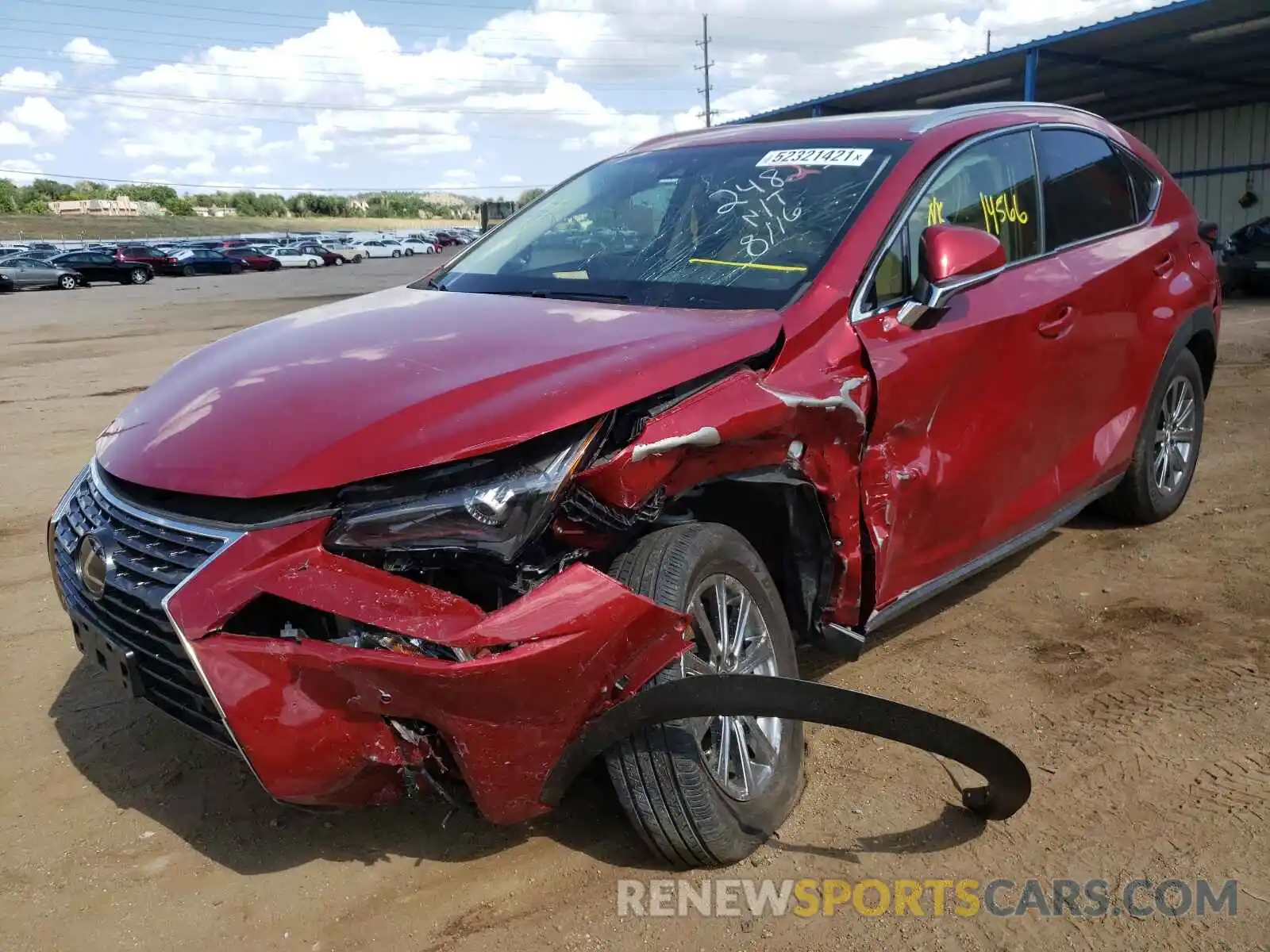 2 Photograph of a damaged car JTJBARBZ2K2207757 LEXUS NX 2019