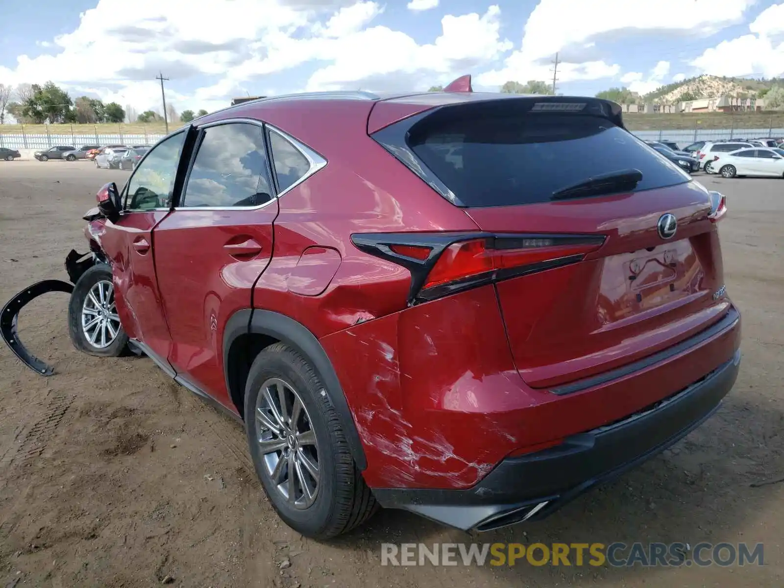 3 Photograph of a damaged car JTJBARBZ2K2207757 LEXUS NX 2019