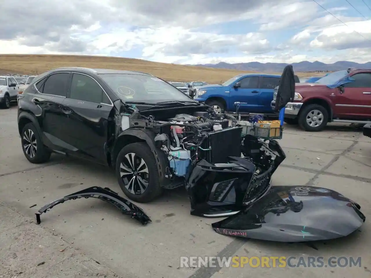 1 Photograph of a damaged car JTJBARBZ2K2211548 LEXUS NX 2019