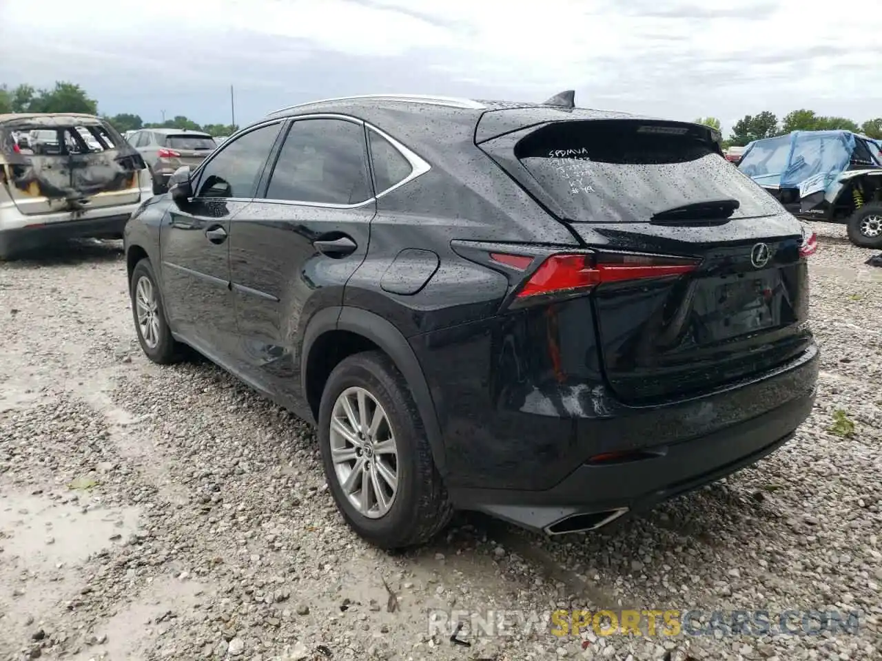 3 Photograph of a damaged car JTJBARBZ2K2212201 LEXUS NX 2019