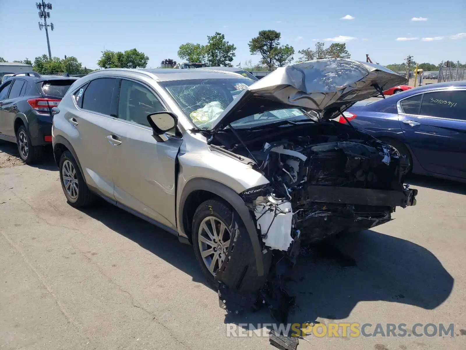 1 Photograph of a damaged car JTJBARBZ2K2217205 LEXUS NX 2019