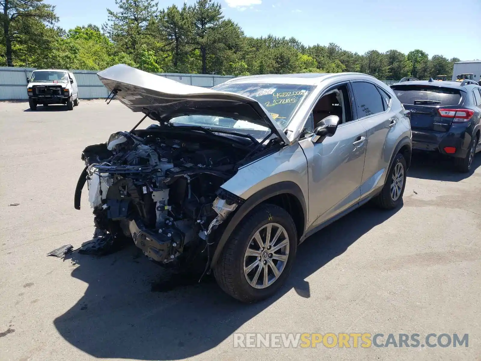 2 Photograph of a damaged car JTJBARBZ2K2217205 LEXUS NX 2019