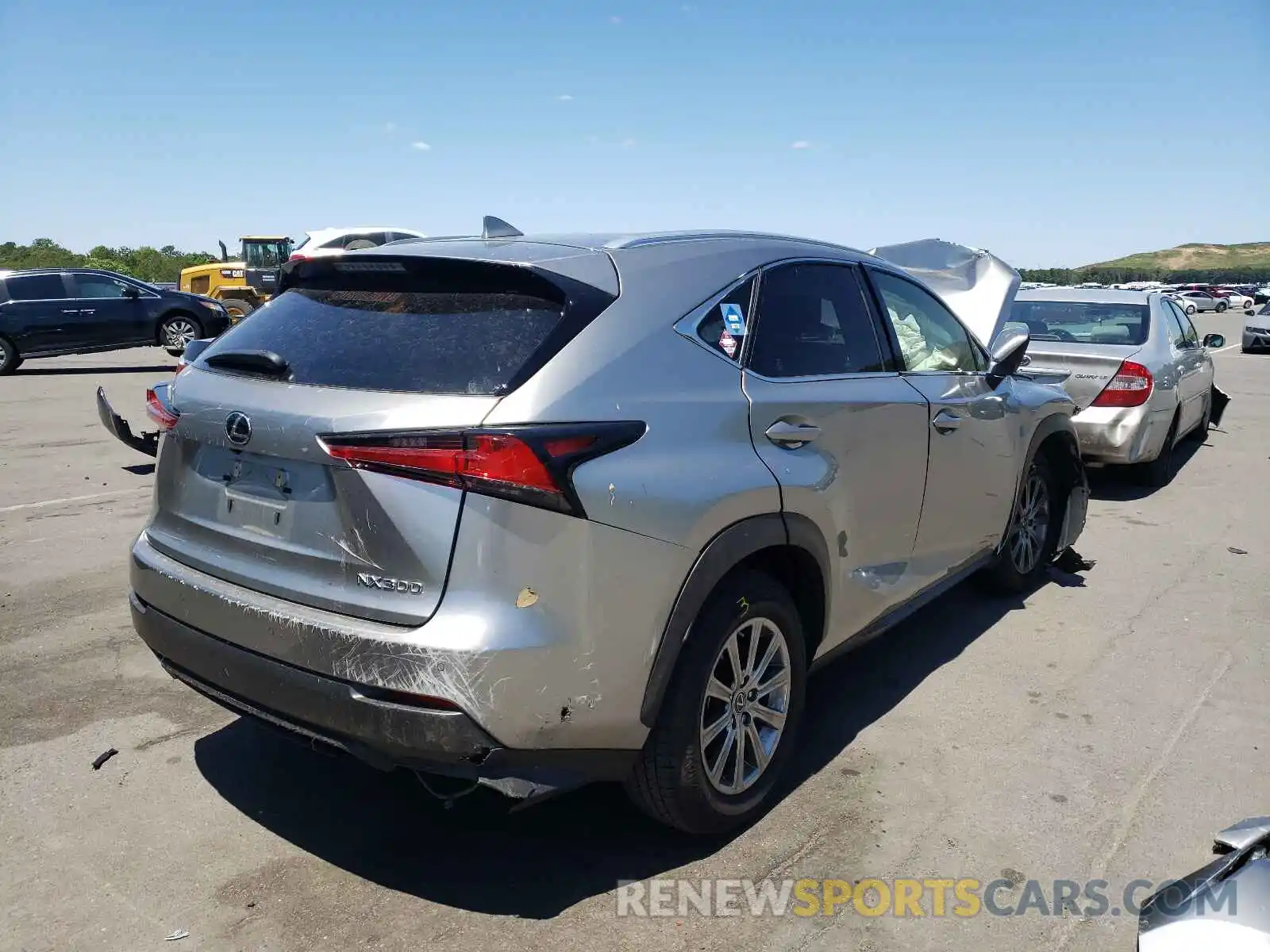 4 Фотография поврежденного автомобиля JTJBARBZ2K2217205 LEXUS NX 2019