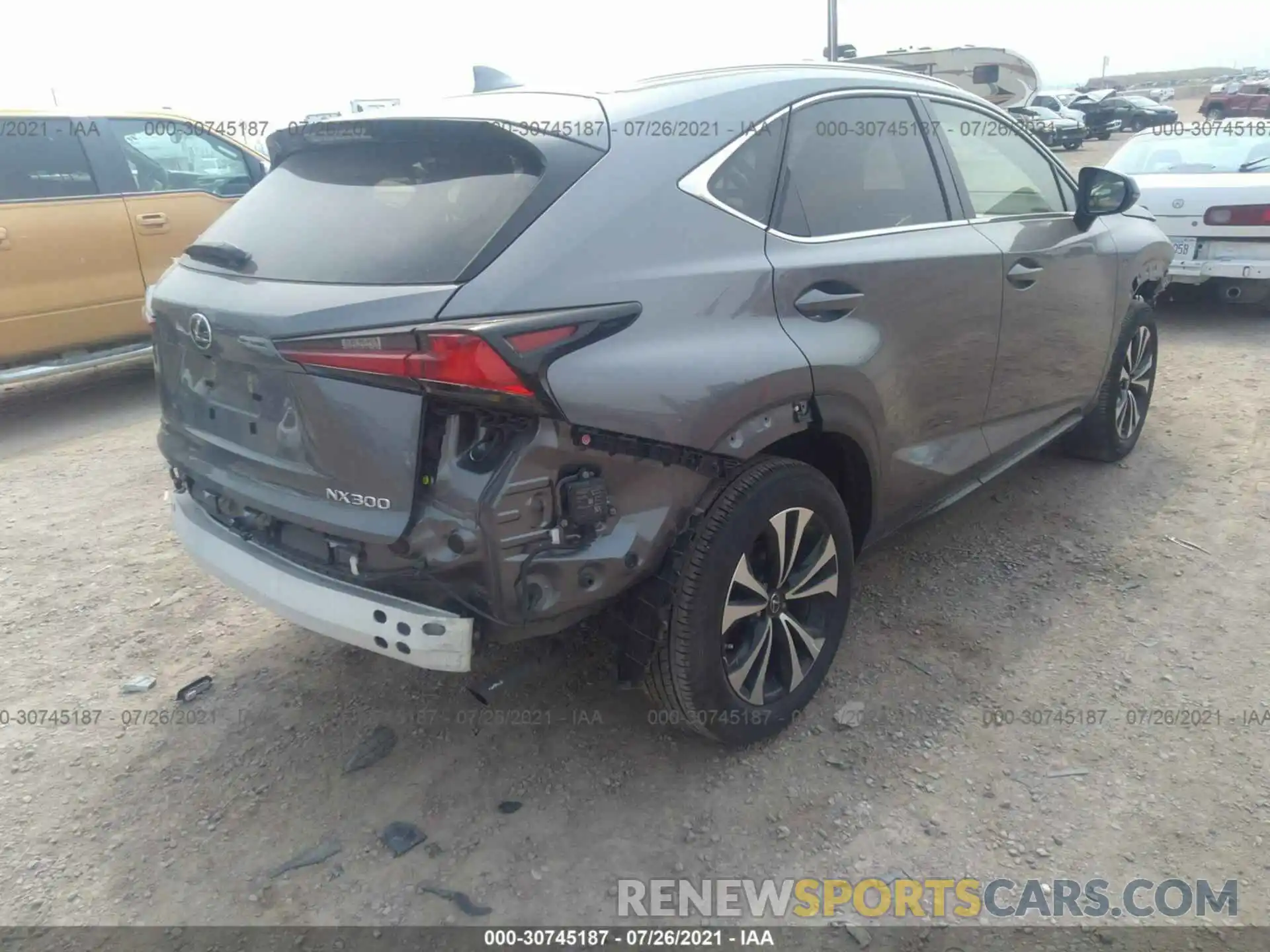 4 Фотография поврежденного автомобиля JTJBARBZ3K2182898 LEXUS NX 2019