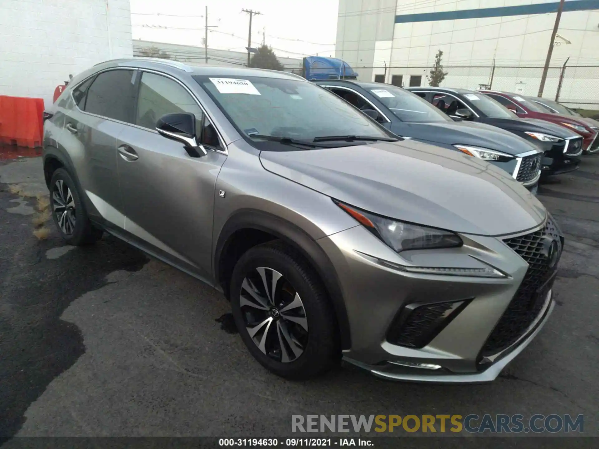 1 Photograph of a damaged car JTJBARBZ3K2183095 LEXUS NX 2019