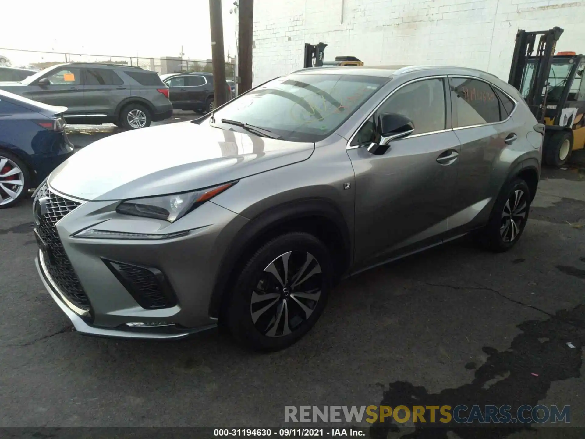 2 Photograph of a damaged car JTJBARBZ3K2183095 LEXUS NX 2019