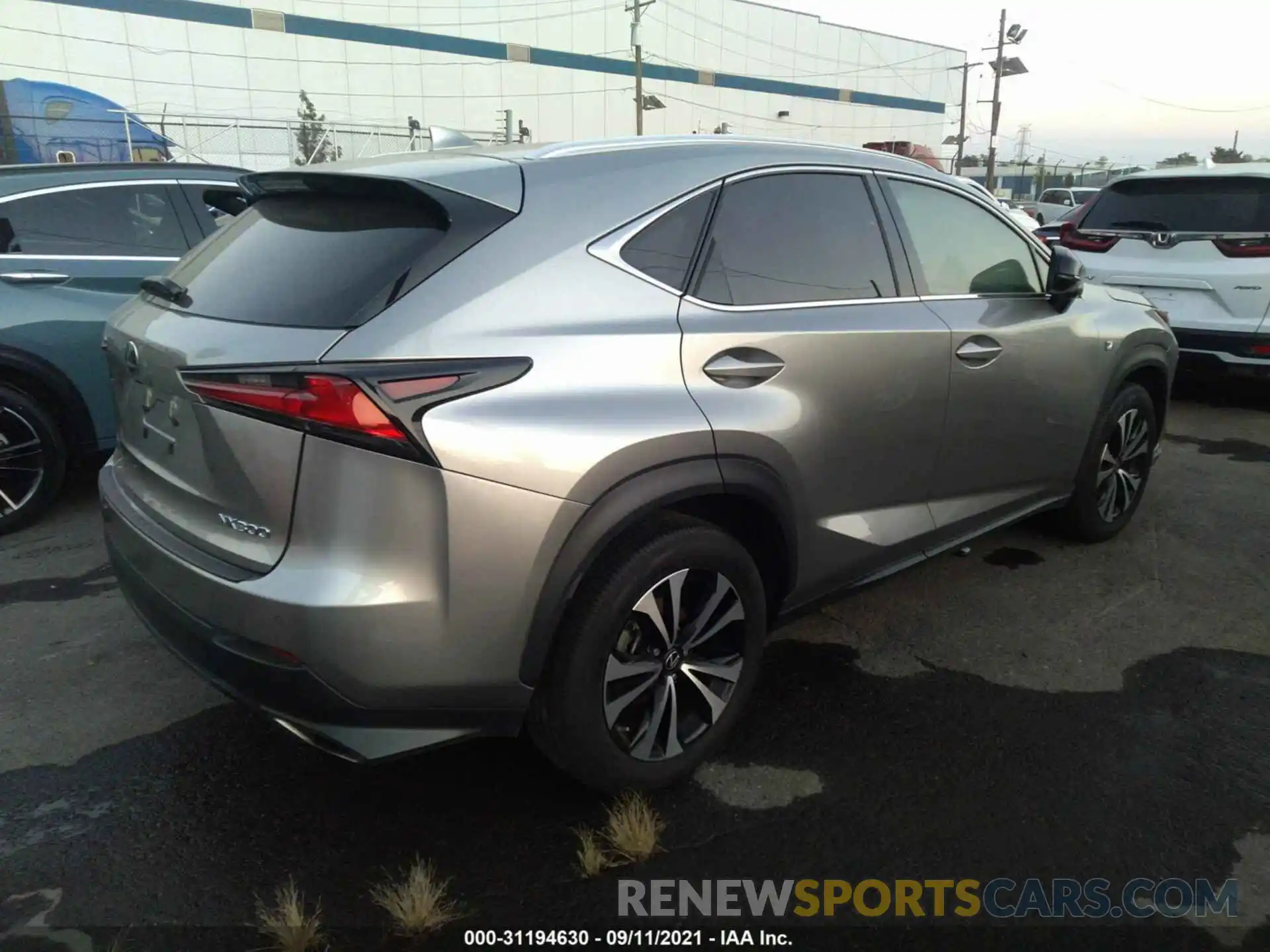 4 Photograph of a damaged car JTJBARBZ3K2183095 LEXUS NX 2019