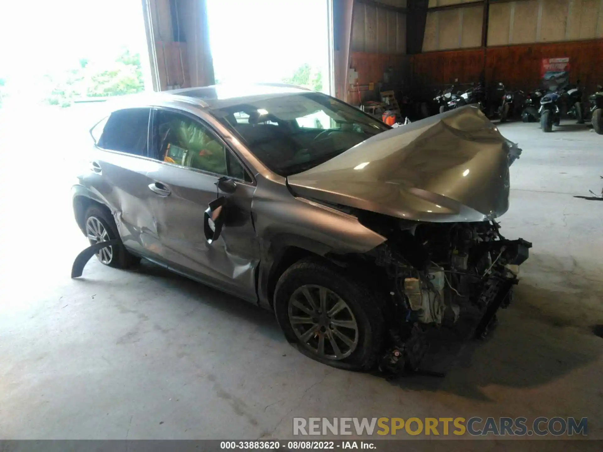 1 Photograph of a damaged car JTJBARBZ3K2184232 LEXUS NX 2019