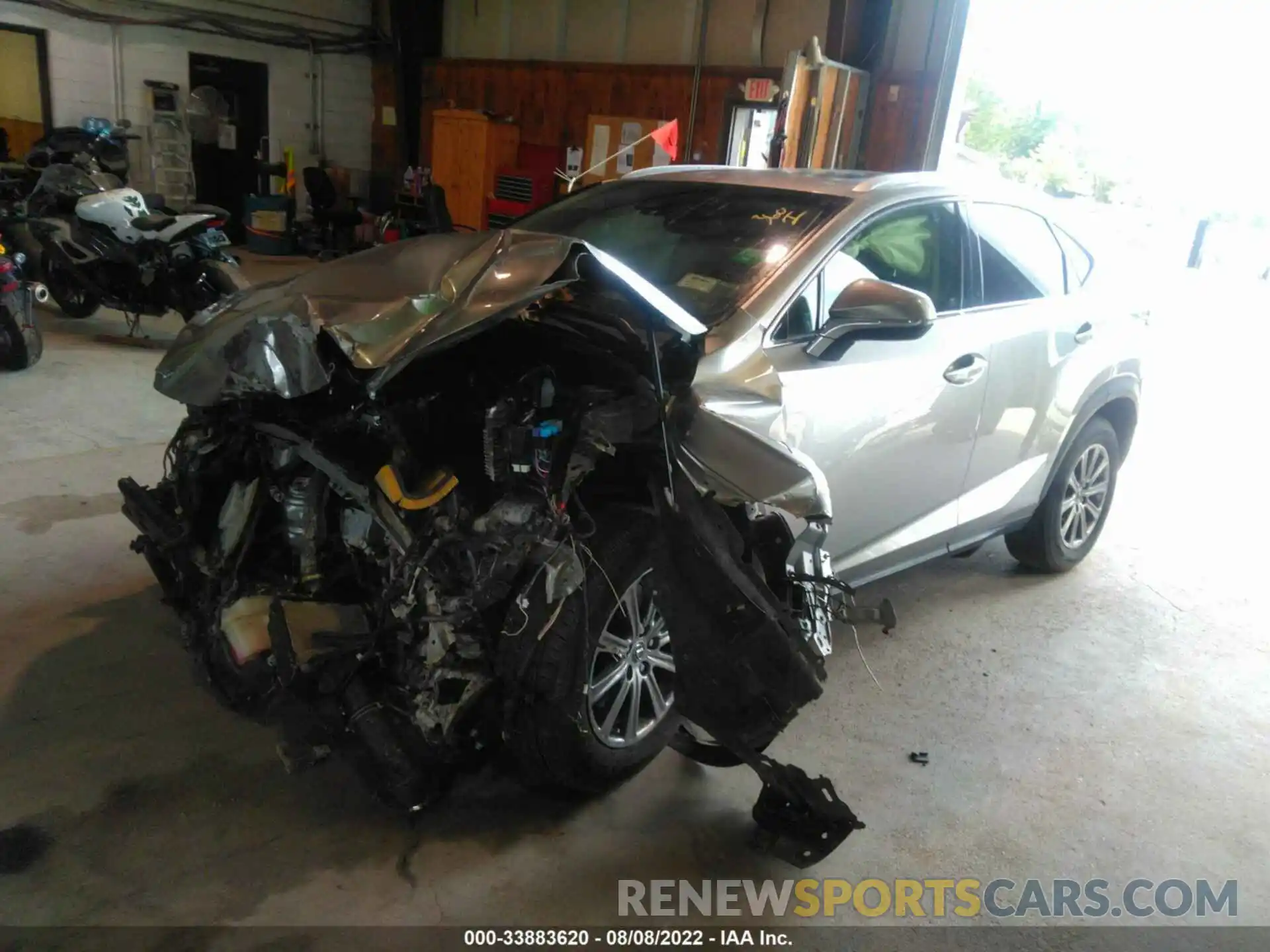 2 Photograph of a damaged car JTJBARBZ3K2184232 LEXUS NX 2019