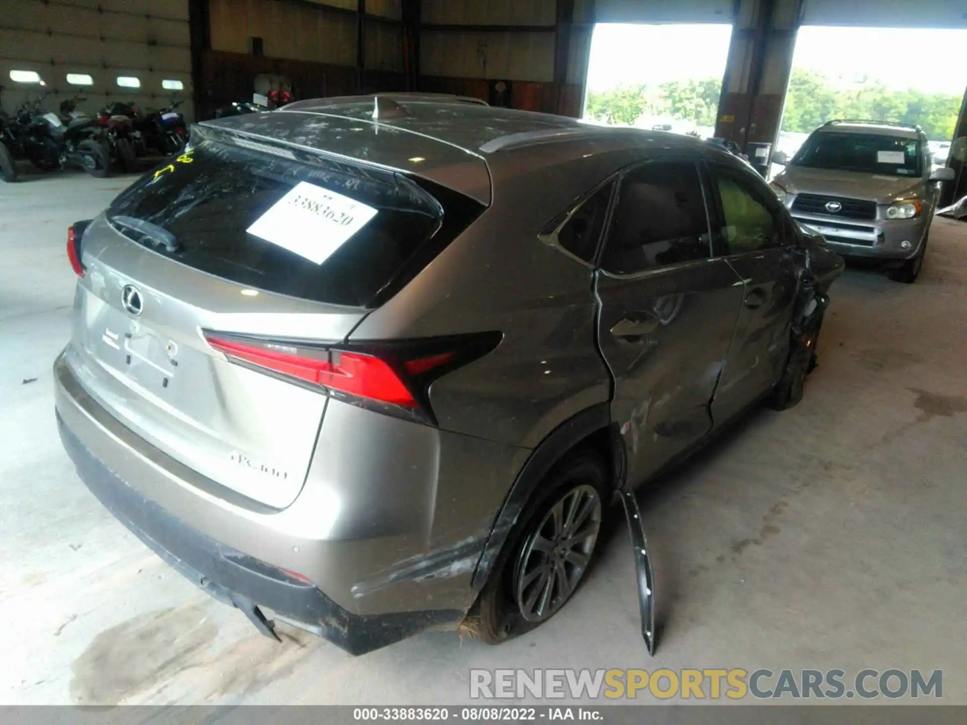 4 Photograph of a damaged car JTJBARBZ3K2184232 LEXUS NX 2019