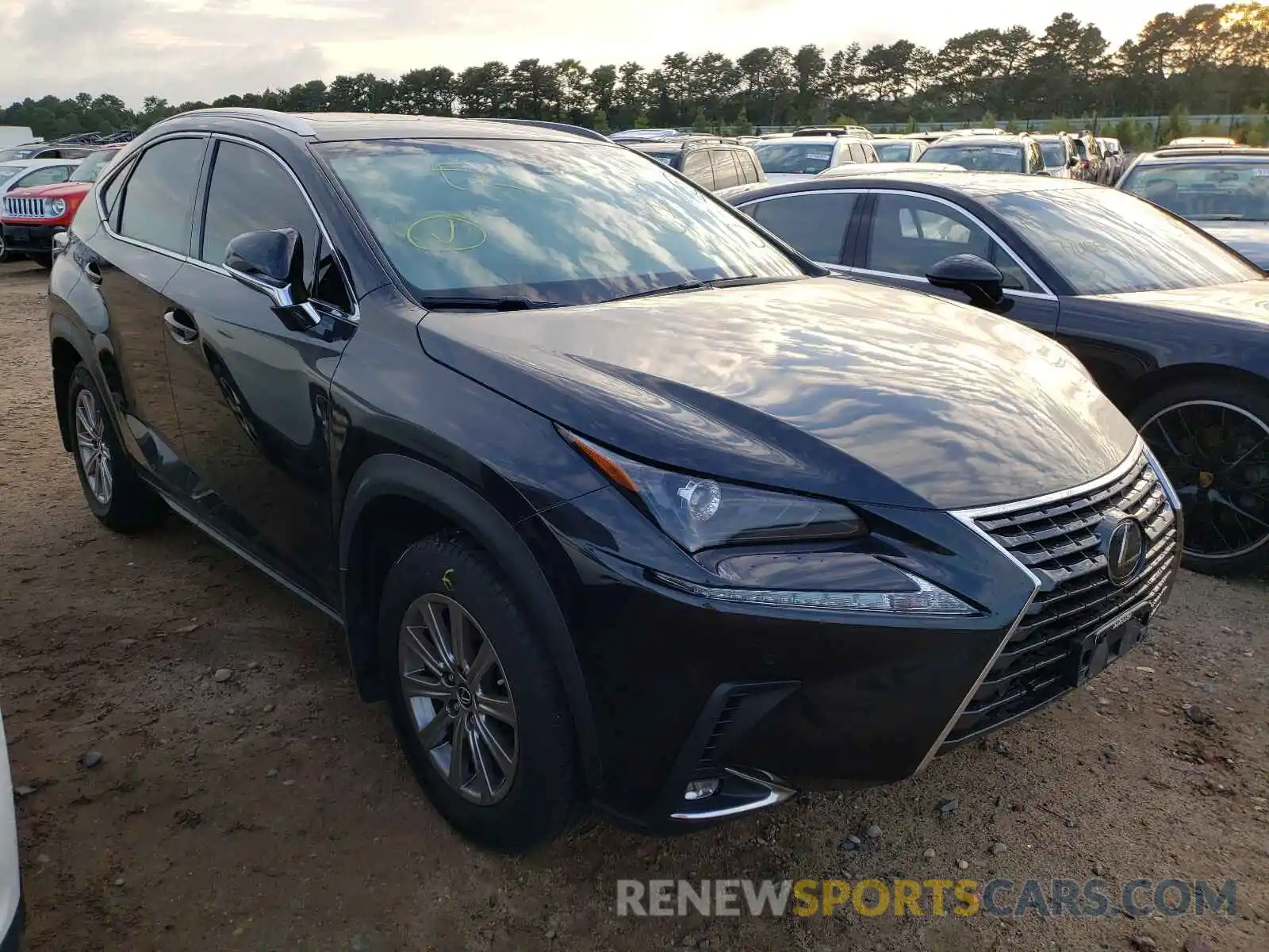 1 Photograph of a damaged car JTJBARBZ3K2185977 LEXUS NX 2019