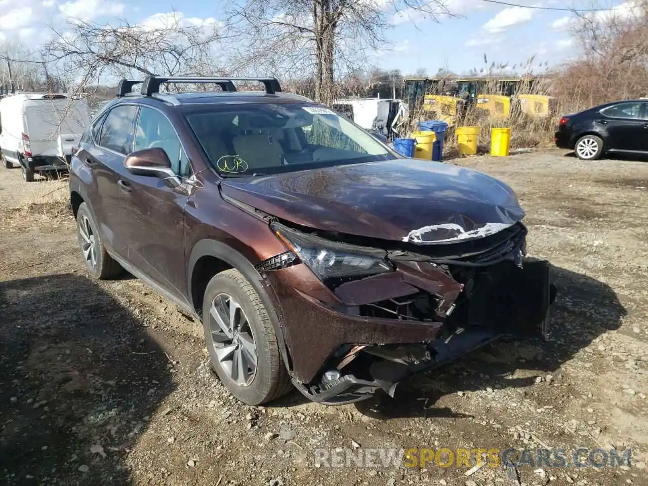 1 Photograph of a damaged car JTJBARBZ3K2186949 LEXUS NX 2019