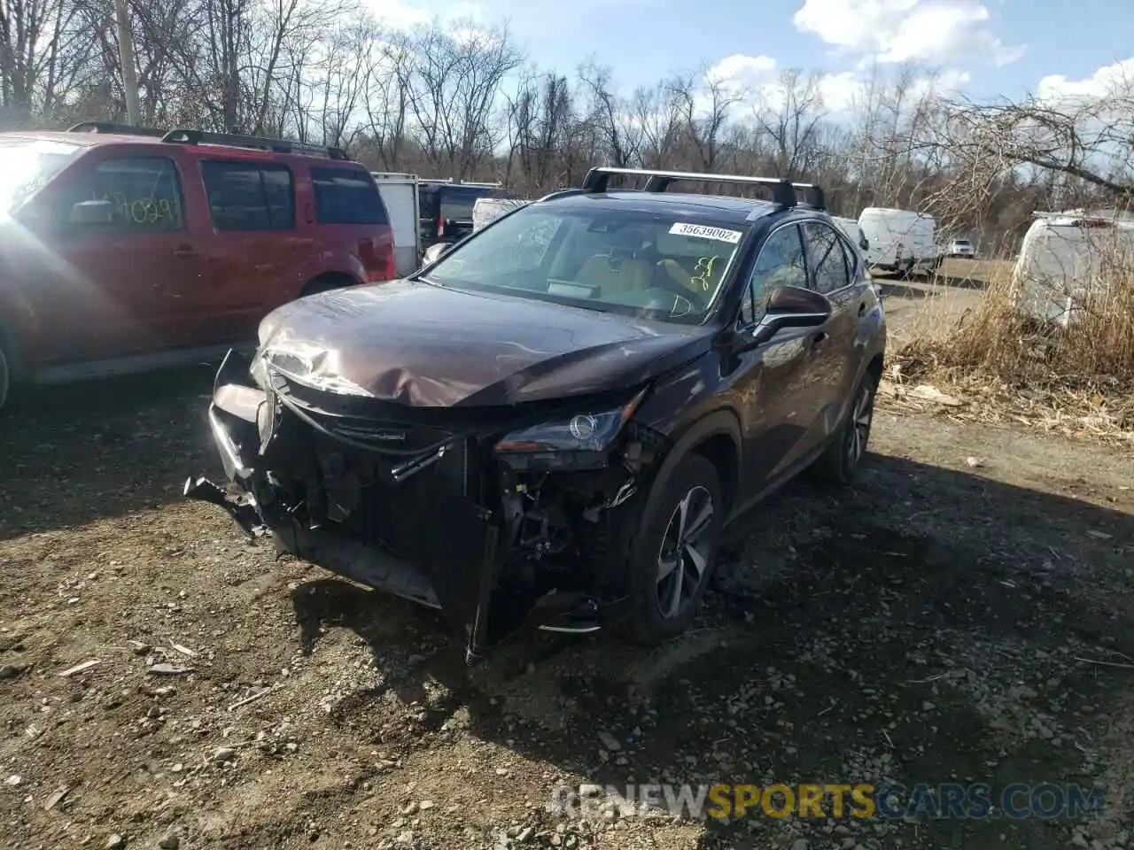 2 Photograph of a damaged car JTJBARBZ3K2186949 LEXUS NX 2019