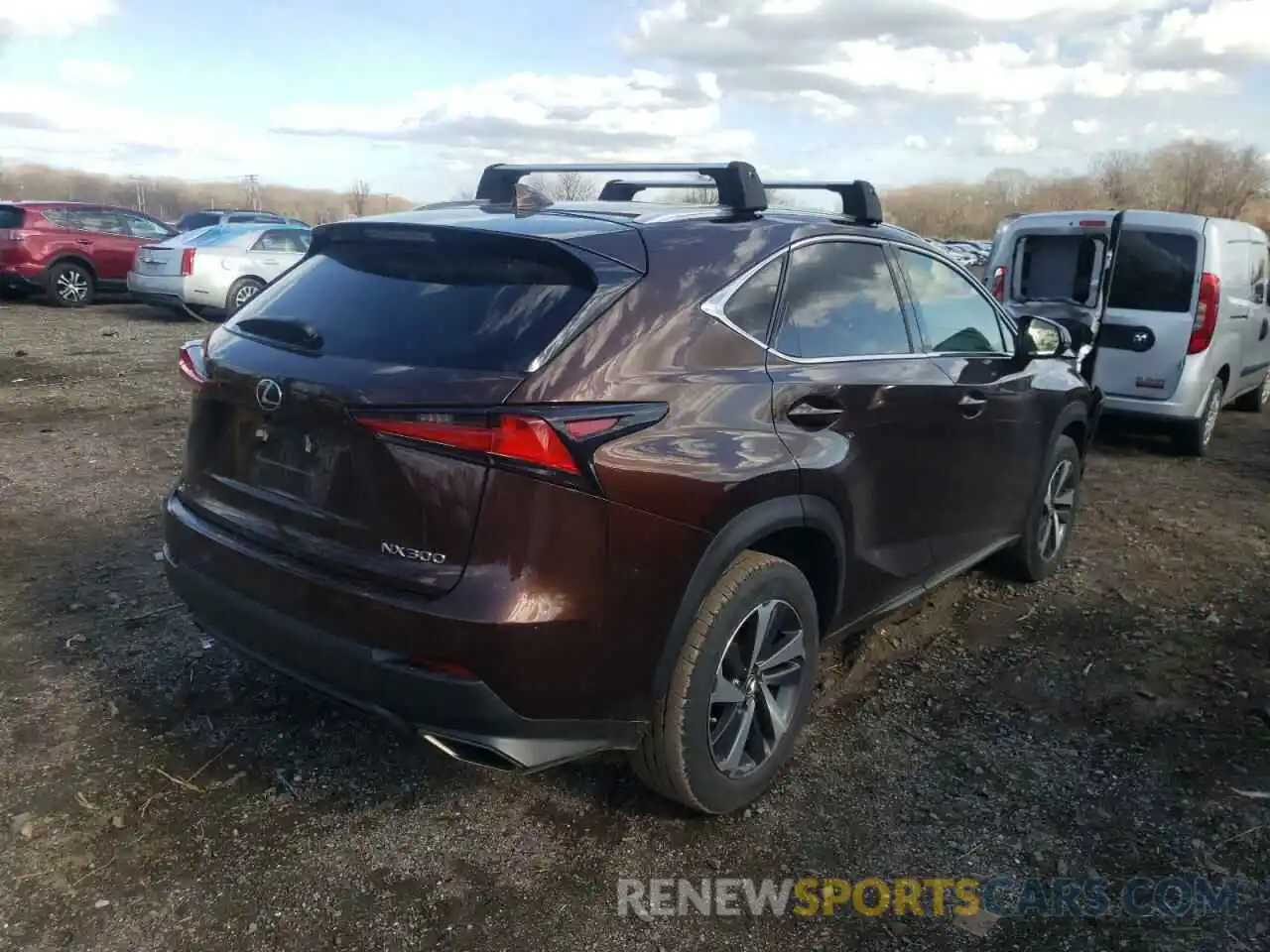 4 Photograph of a damaged car JTJBARBZ3K2186949 LEXUS NX 2019