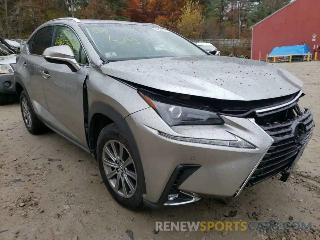 1 Photograph of a damaged car JTJBARBZ3K2189303 LEXUS NX 2019