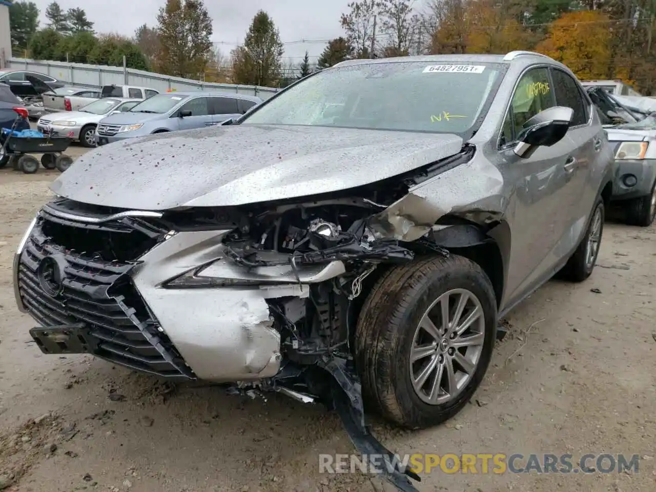 2 Photograph of a damaged car JTJBARBZ3K2189303 LEXUS NX 2019