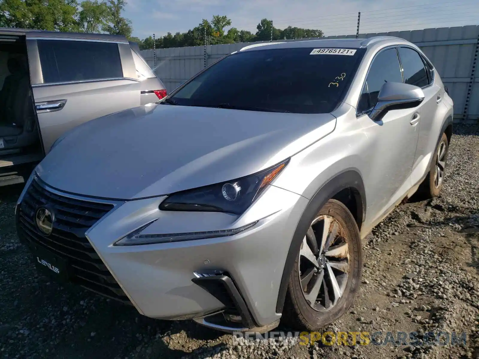 2 Фотография поврежденного автомобиля JTJBARBZ3K2193626 LEXUS NX 2019